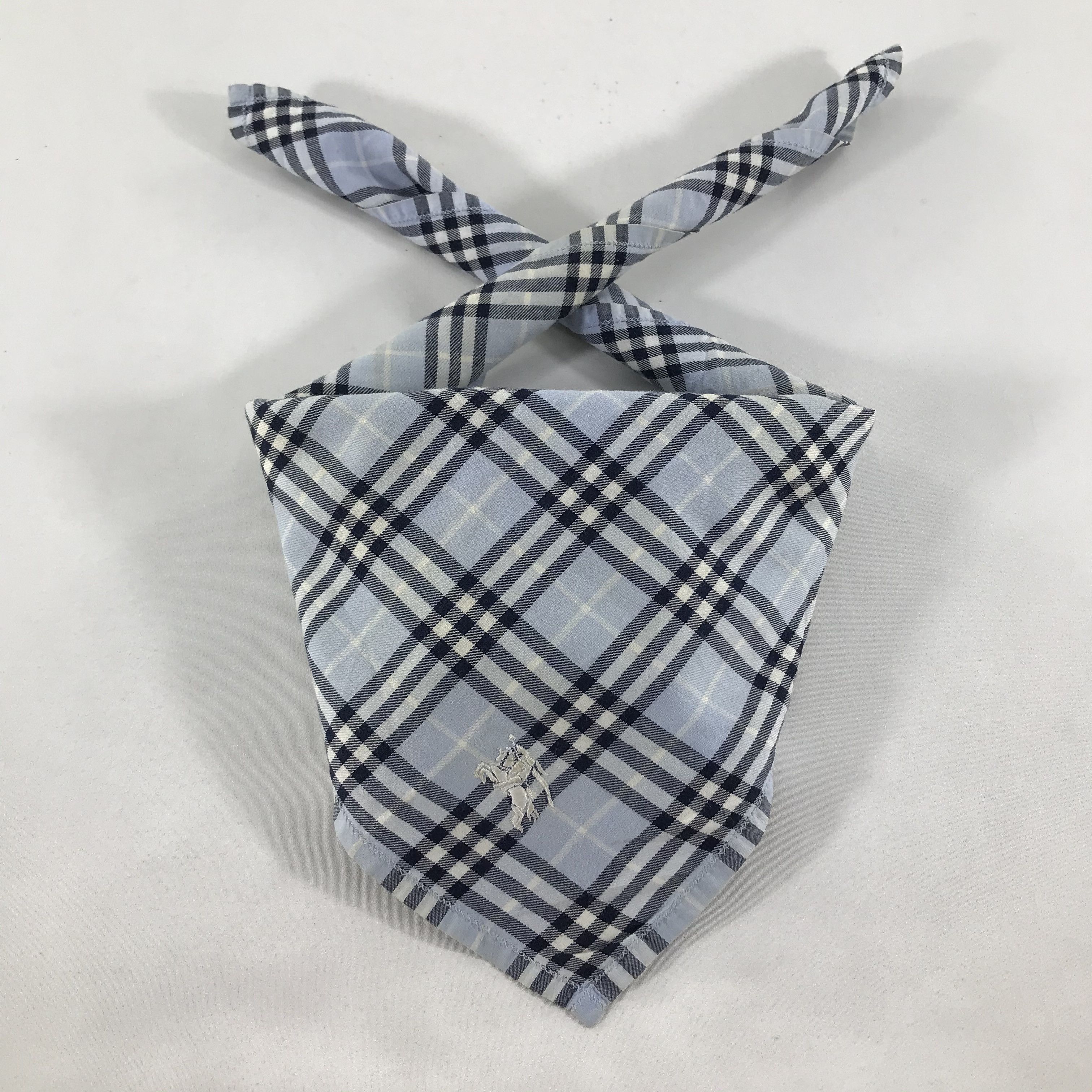 Burberry × Vintage Burberry Bandana / Handkerchief / Neckerchief - S1893 Size ONE SIZE - 4 Thumbnail