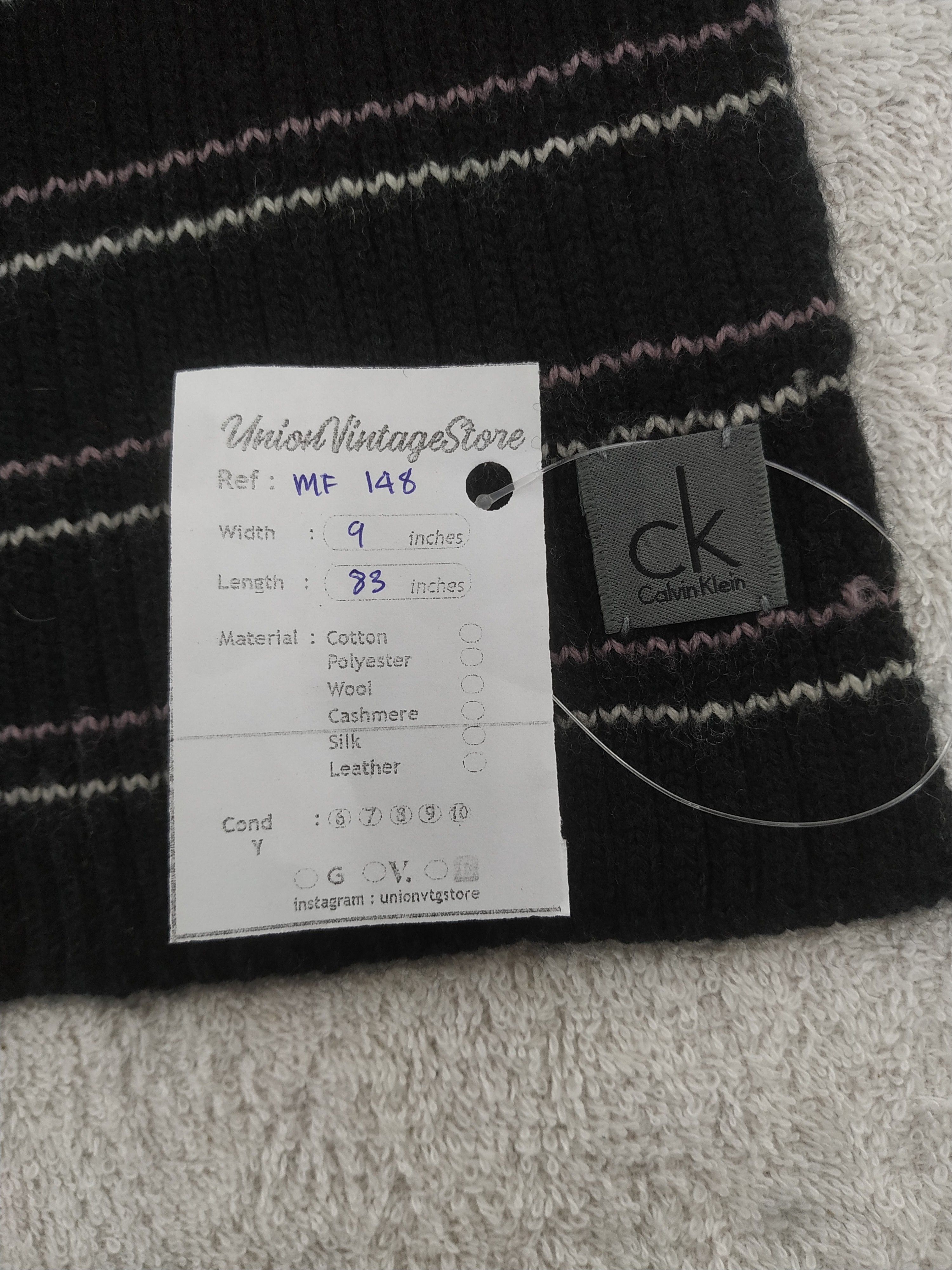 Calvin Klein Vintage Calvin Klein Wool Scarf/Muffler/Neckwear MF148 Size ONE SIZE - 5 Thumbnail