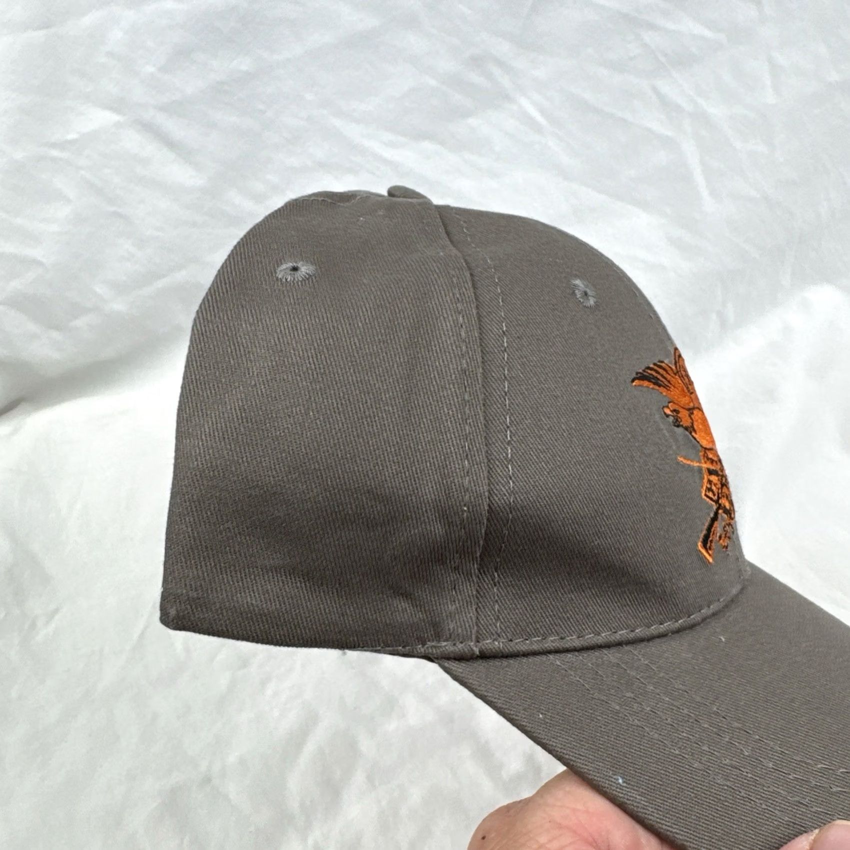 Vintage NRA Trucker Hat Brown Hook & Loop Embroidered Eagle Cotton Polyester Adjustable Twill Men Size ONE SIZE - 4 Thumbnail