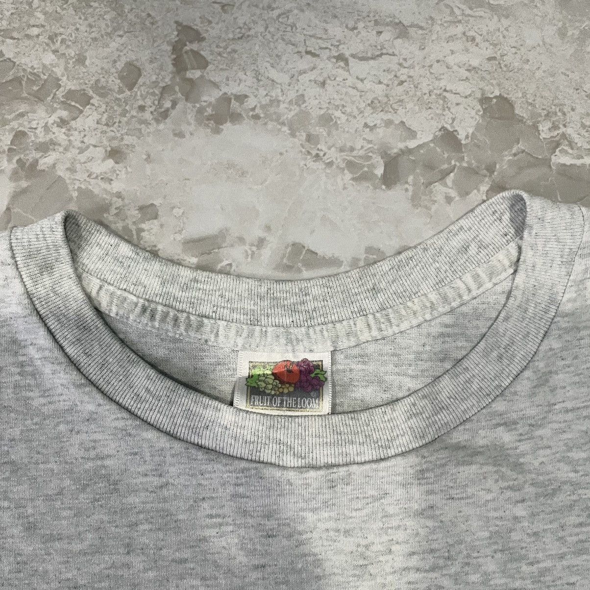 D.A.R.E × Fruit Of The Loom × Vintage Vintage DARE To Resist Drug & Violence Grey T-shirt Size US L / EU 52-54 / 3 - 3 Thumbnail