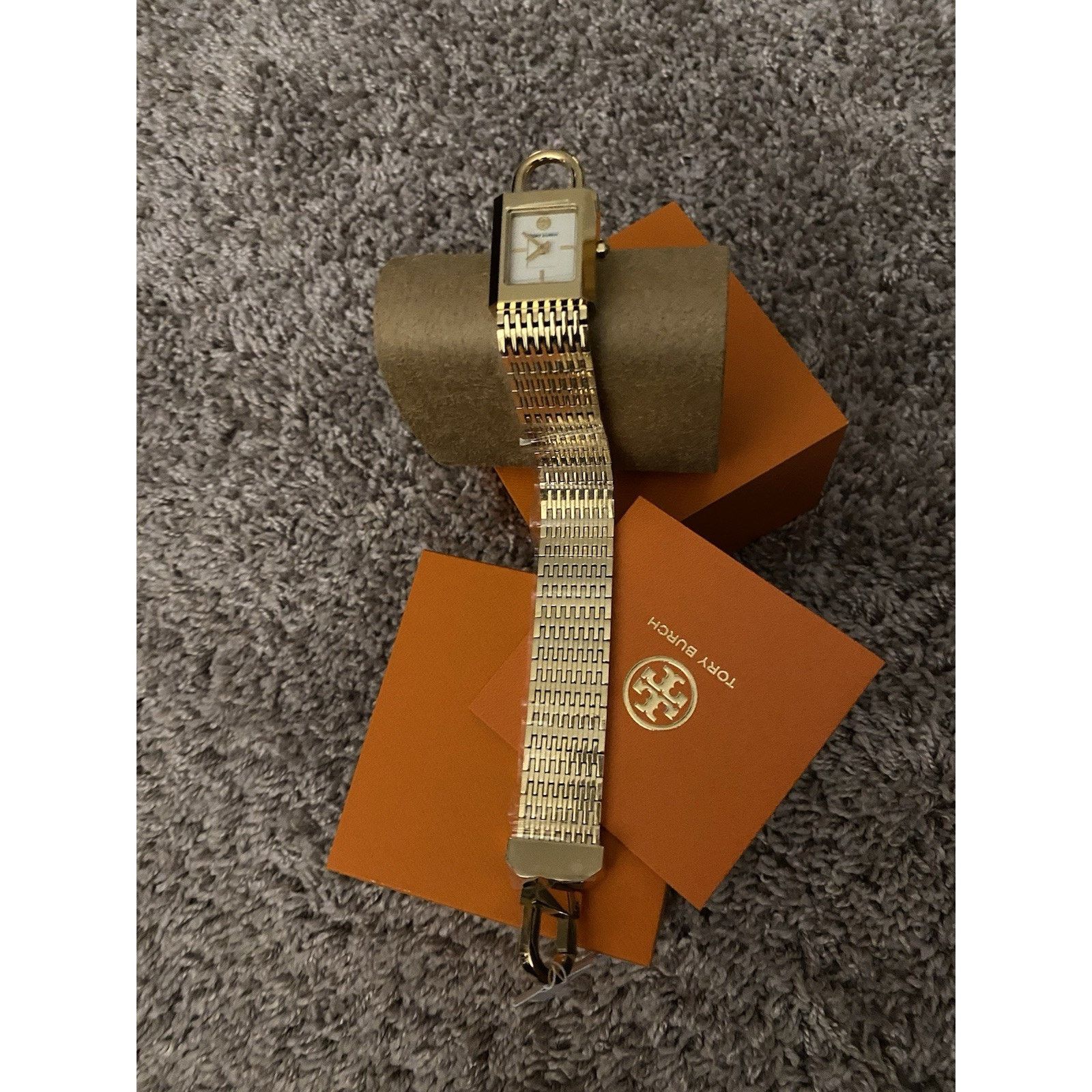 Tory Burch Tory Burch Bracelet Gold Watch Square Face NWT Size ONE SIZE - 7 Thumbnail