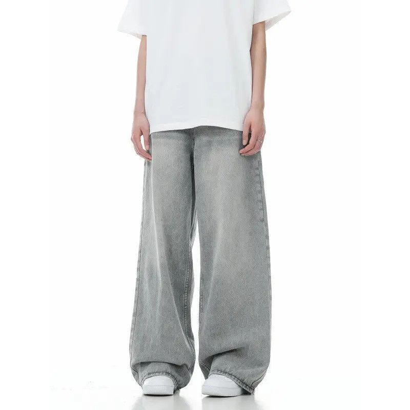 Japanese Brand Loose casual wide leg straight leg jeans Size US 32 / EU 48 - 4 Thumbnail