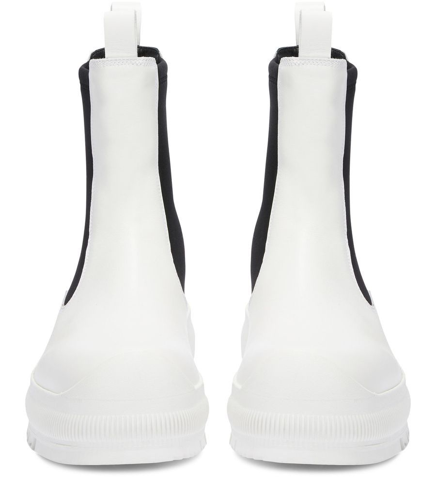 Jil Sander o1y0925 Ankle Boots in White/Black Size US 6 / IT 36 - 5 Thumbnail