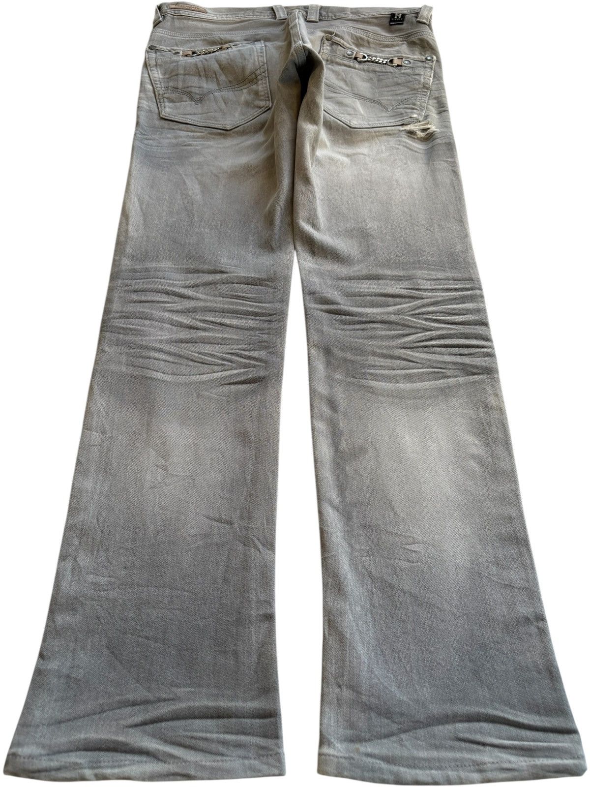 Japanese Brand × Tornado Mart Vintage Hideaways Nicole Tactical Distress Rip Bootcut Jean Size US 30 / EU 46 - 2 Thumbnail