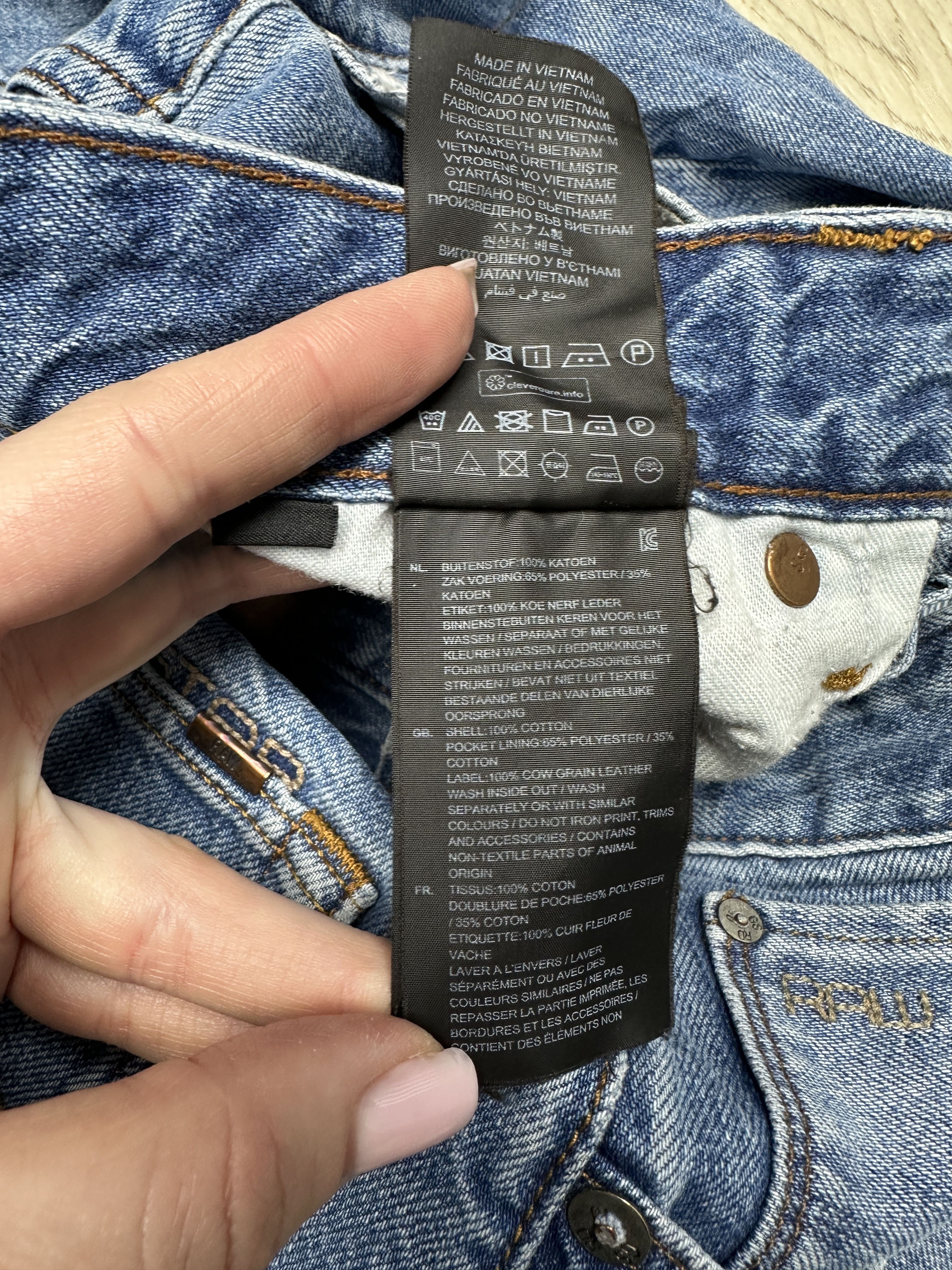 G-Star G Star Raw 3301 Loose Mens Denim Pants Jeans Size US 36 / EU 52 - 6 Thumbnail
