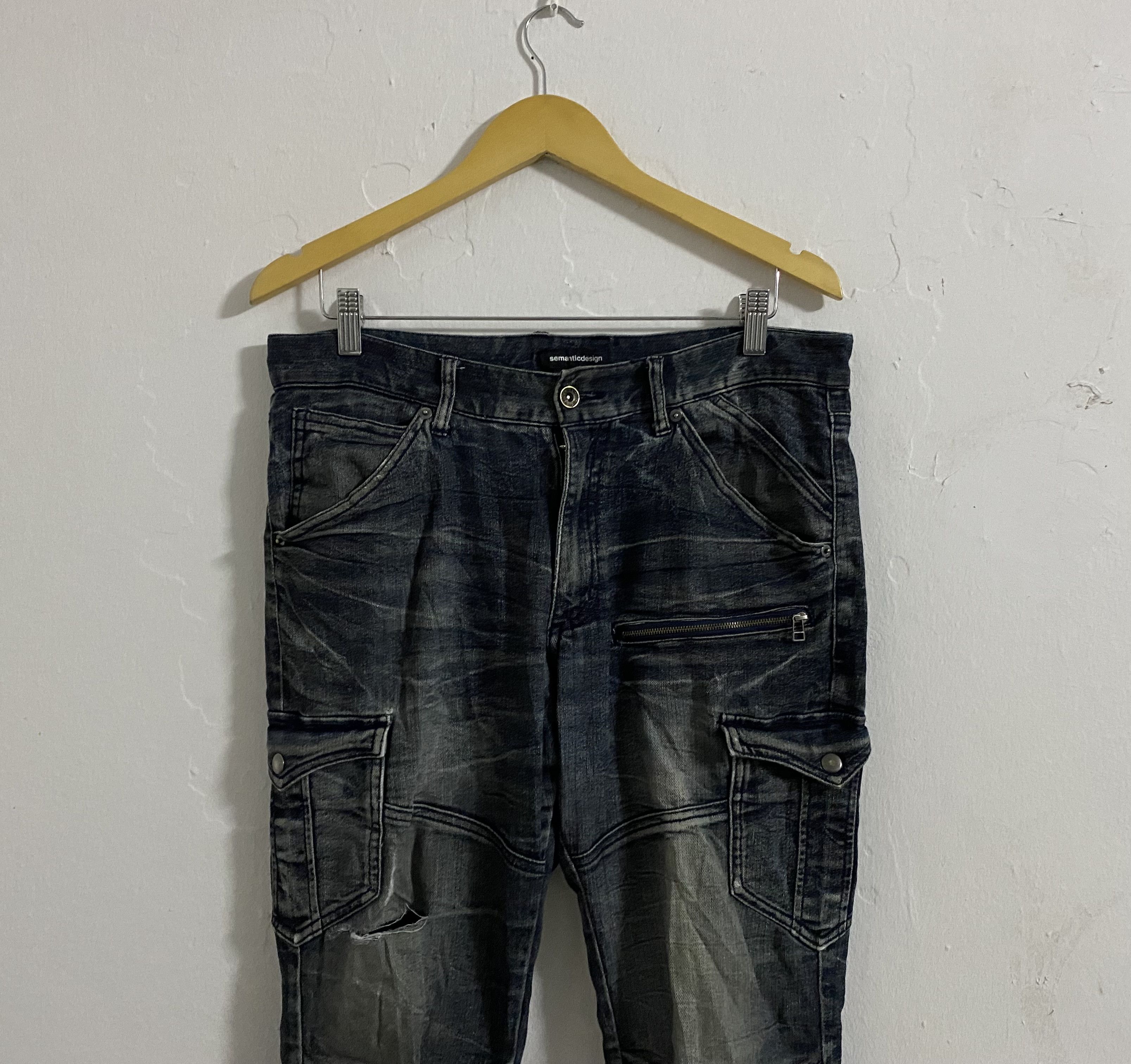 semanticdesign Vintage Semantic Design Workwear Jeans Size US 34 / EU 50 - 3 Thumbnail