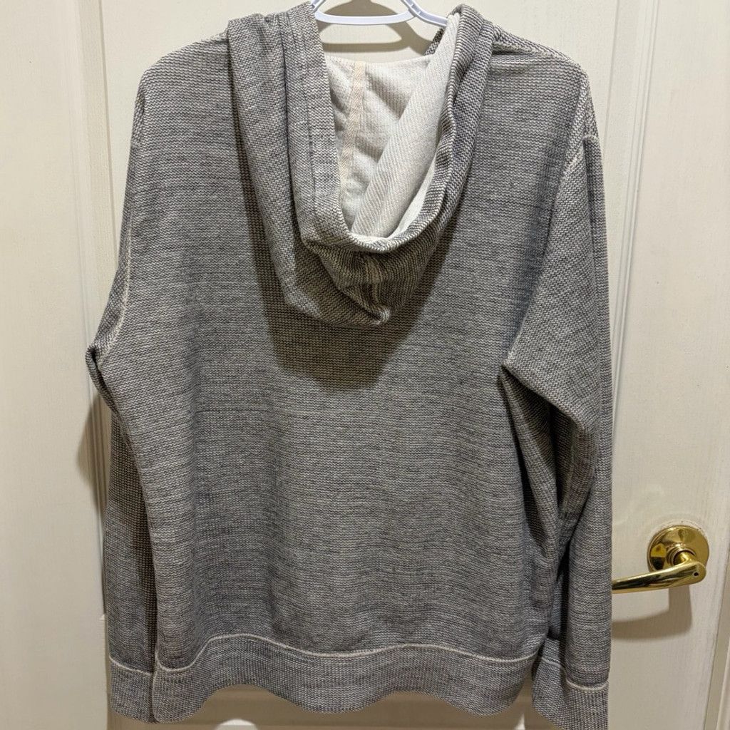 Billy Reid Billy Reid XL Gray Textured Zip Hoodie Made in Japan Size US L / EU 52-54 / 3 - 5 Thumbnail