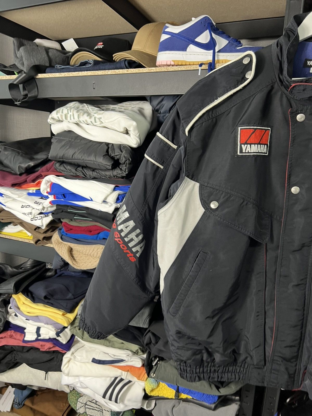 Yamaha Vintage Yamaha Team Racing Sports Jacket Black 80s style 3XL Size US XXL / EU 58 / 5 - 6 Thumbnail