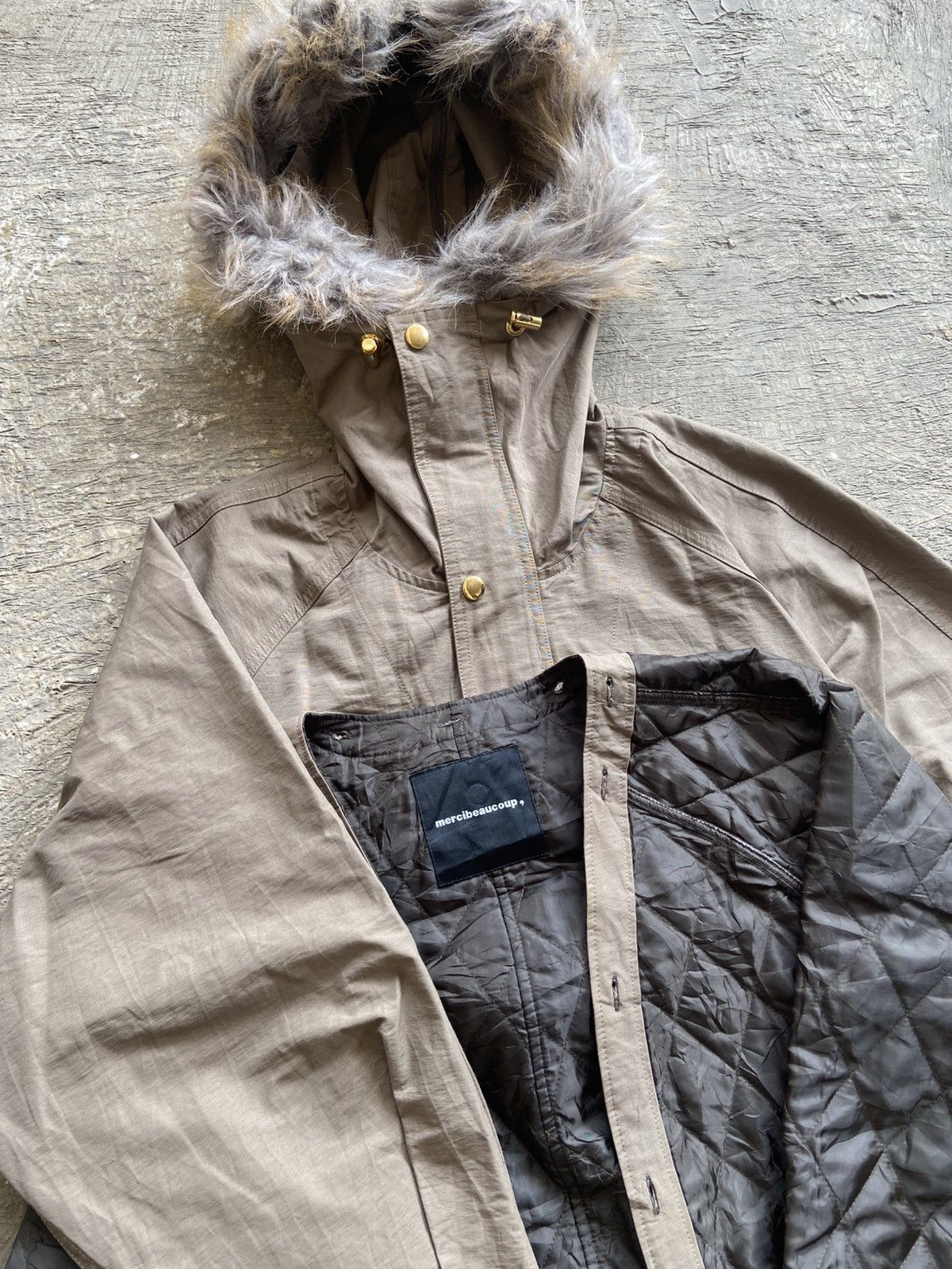Issey Miyake 2000s Mercibaucoup - Apocalypse Style Fur Jacket Size US L / EU 52-54 / 3 - 14 Thumbnail