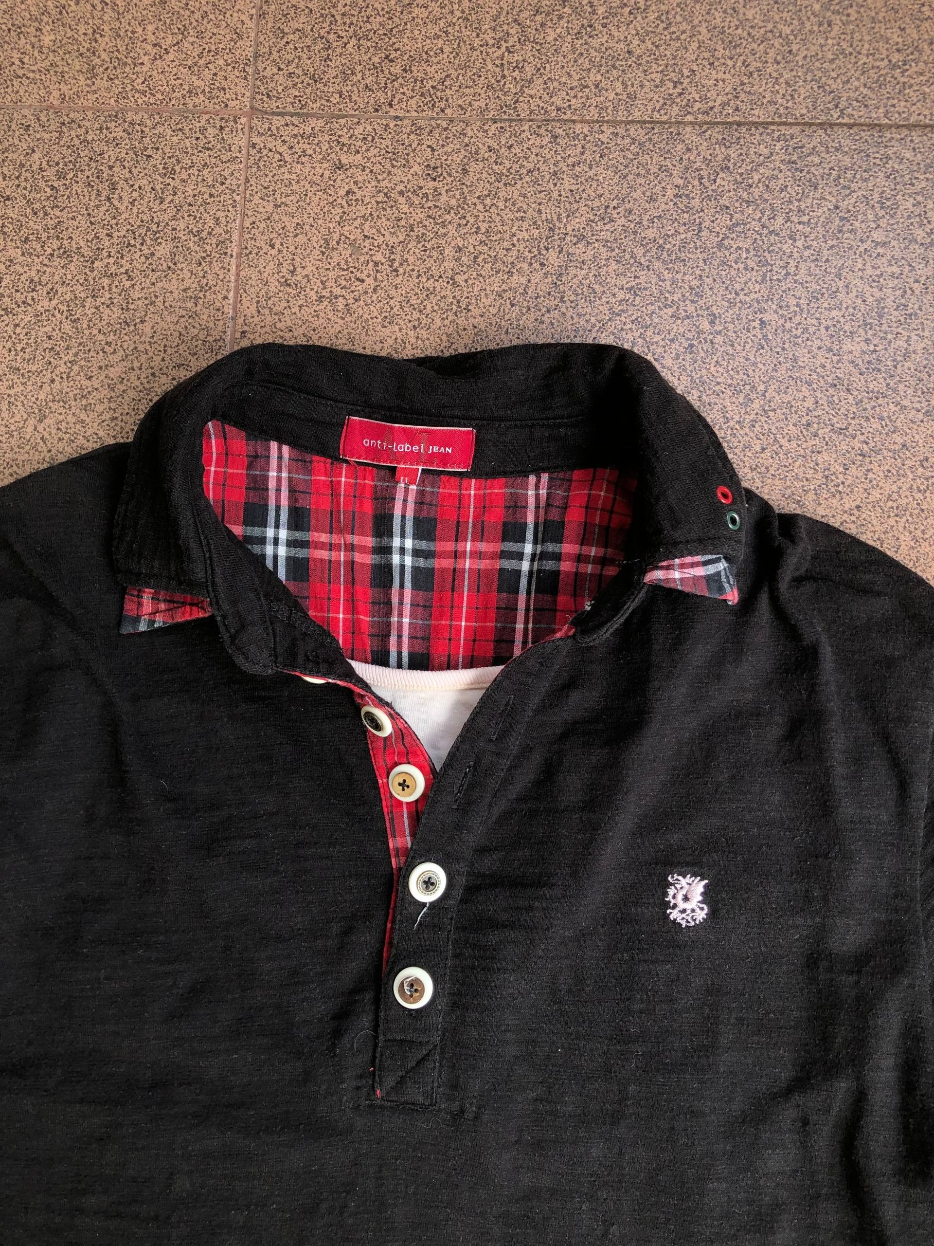 If Six Was Nine Double Collar Layer Polo Shirt Anti label like lgb Size US M / EU 48-50 / 2 - 3 Thumbnail