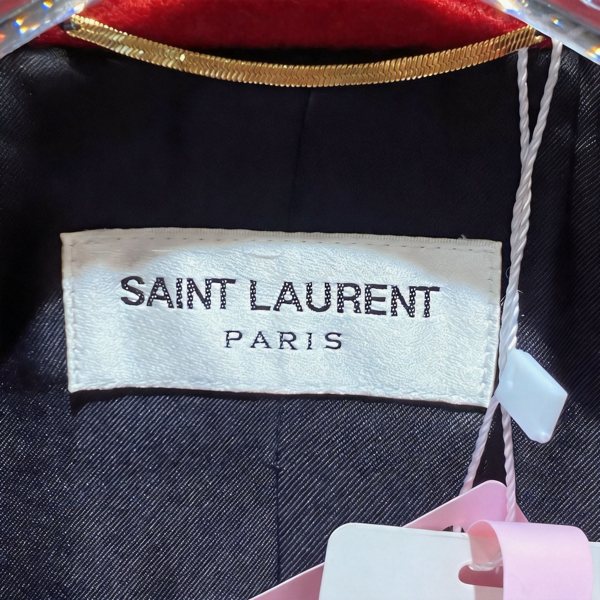 Yves Saint Laurent Saint Laurent Red Wool Double Breasted Blazer Size 36. Size XS / US 0-2 / IT 36-38 - 2 Thumbnail