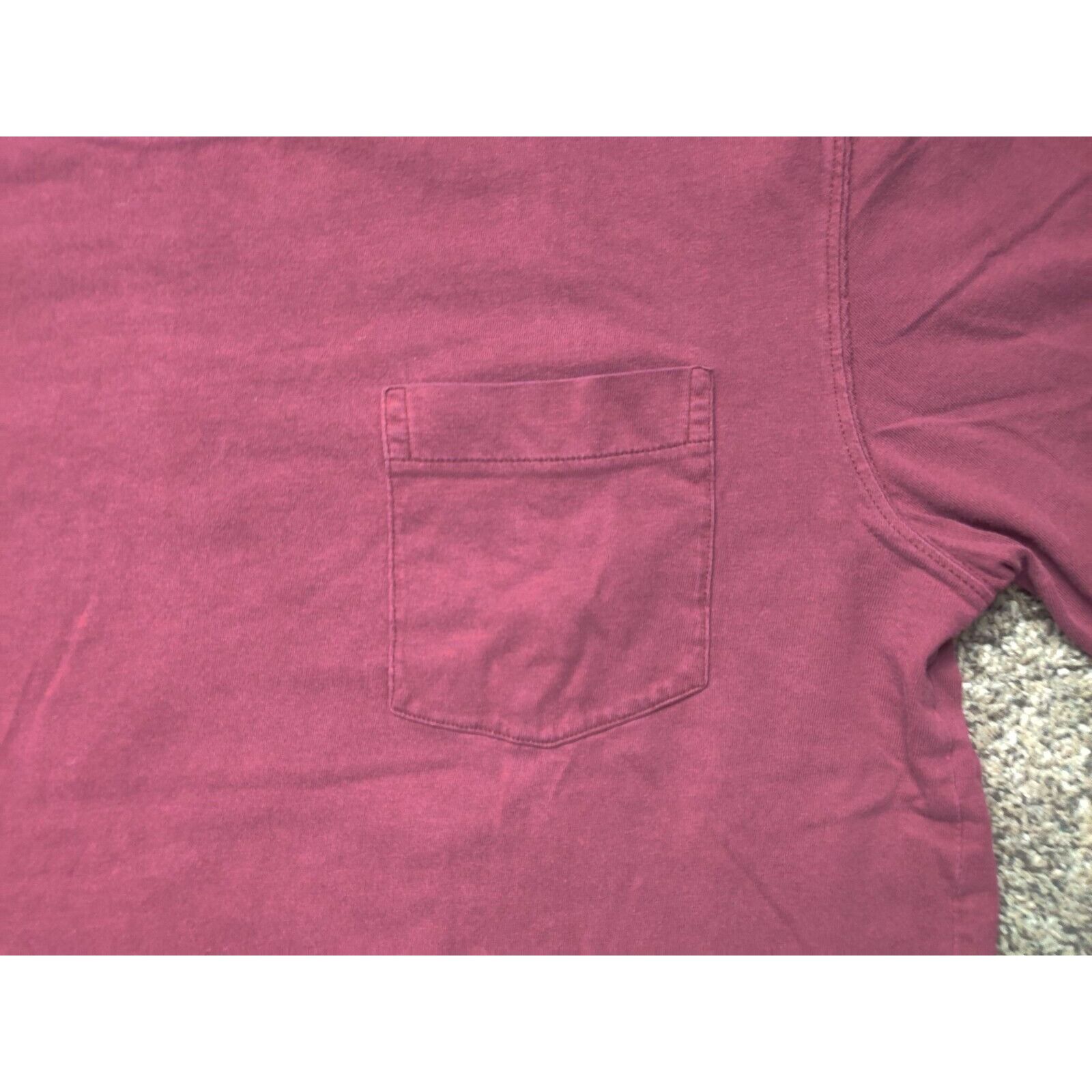 Wrangler Wrangler Shirt Adult Mens Large Maroon Torso Pocket Size US L / EU 52-54 / 3 - 2 Thumbnail