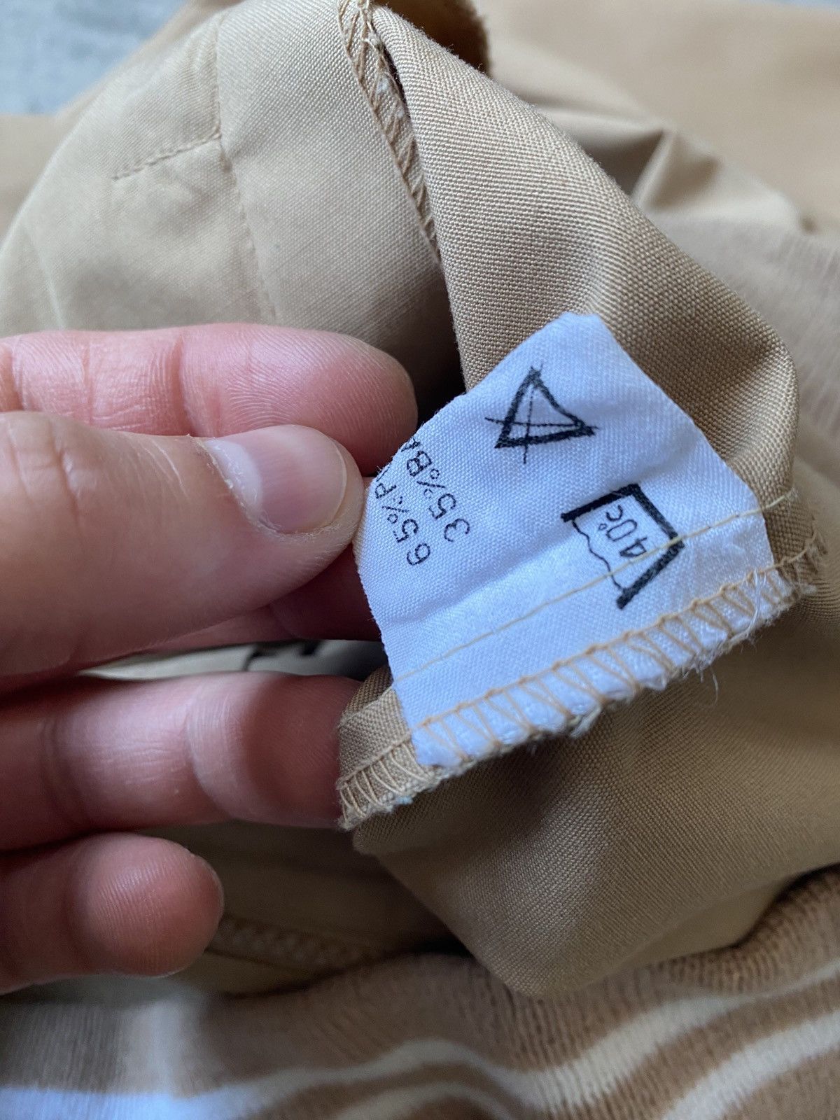 Vintage Vintage 80’s Casual Beige Basic Light Jacket Size US M / EU 48-50 / 2 - 5 Thumbnail