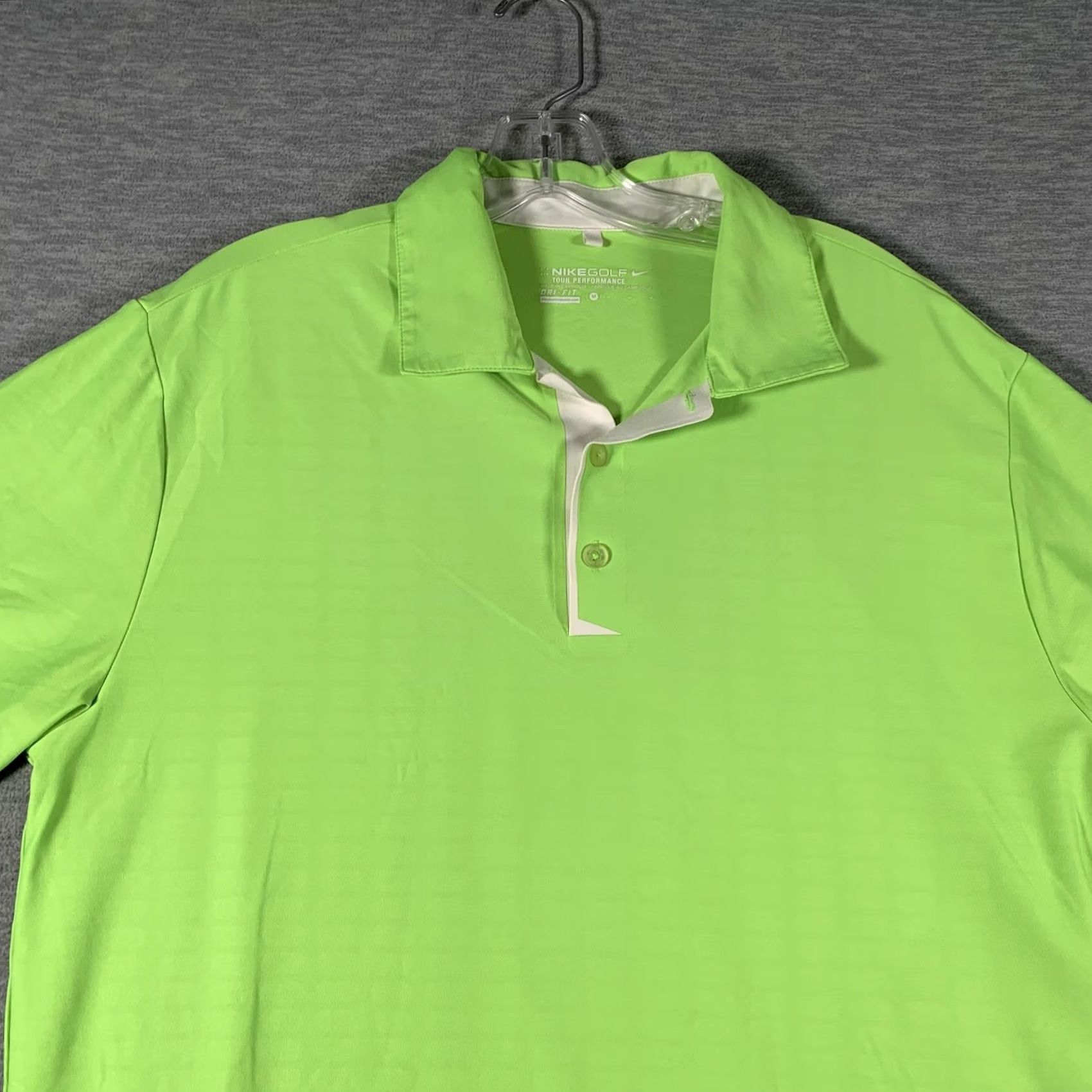 Nike Nike Golf Polo Shirt Mens Medium Green Dri-FIT Tour Performance Golf Stretch Size US M / EU 48-50 / 2 - 5 Thumbnail
