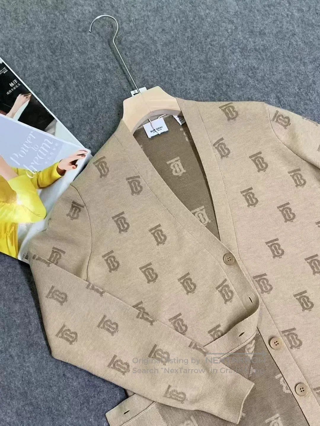 Burberry Burberry Logo Wool Knit Cardigan XXS. Size XXS / US 00 / IT 34 - 4 Thumbnail