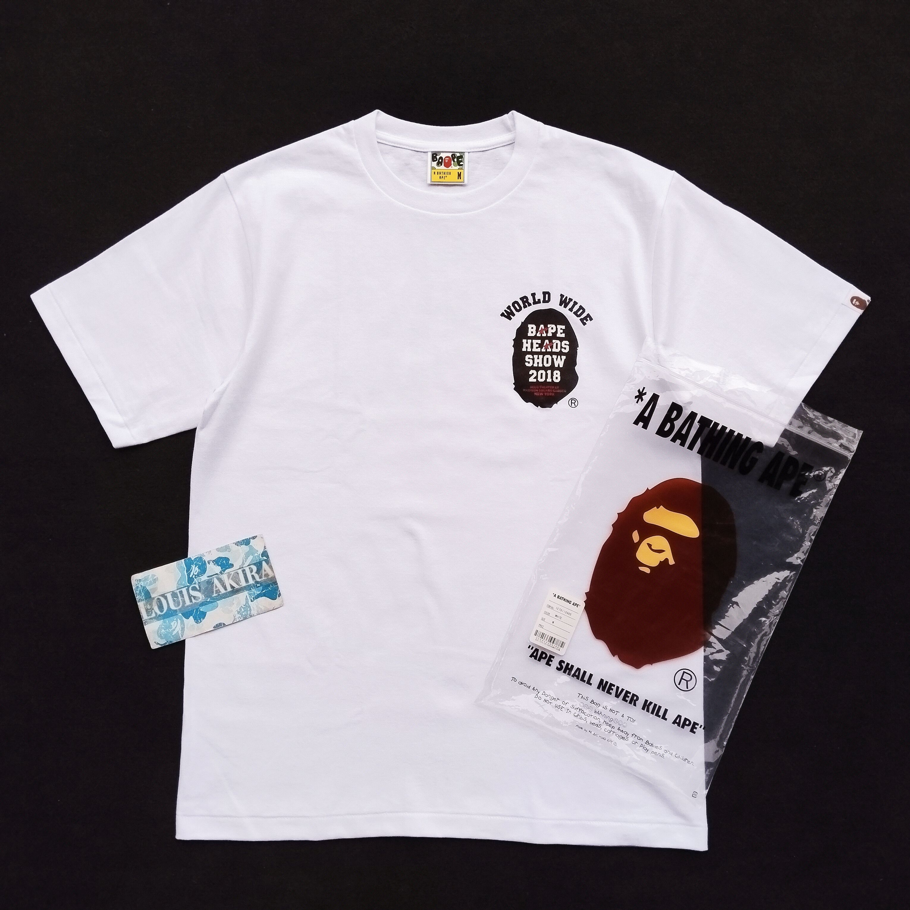Bape 2018 Bape Heads Show Tee Size US M / EU 48-50 / 2 - 3 Thumbnail
