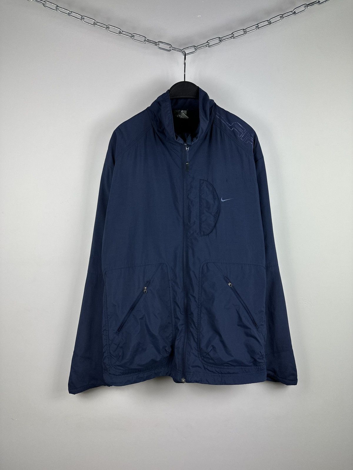 Nike × Vintage Vintage Y2K Nike Air Swoosh Jacket Size US L / EU 52-54 / 3 - 1 Thumbnail