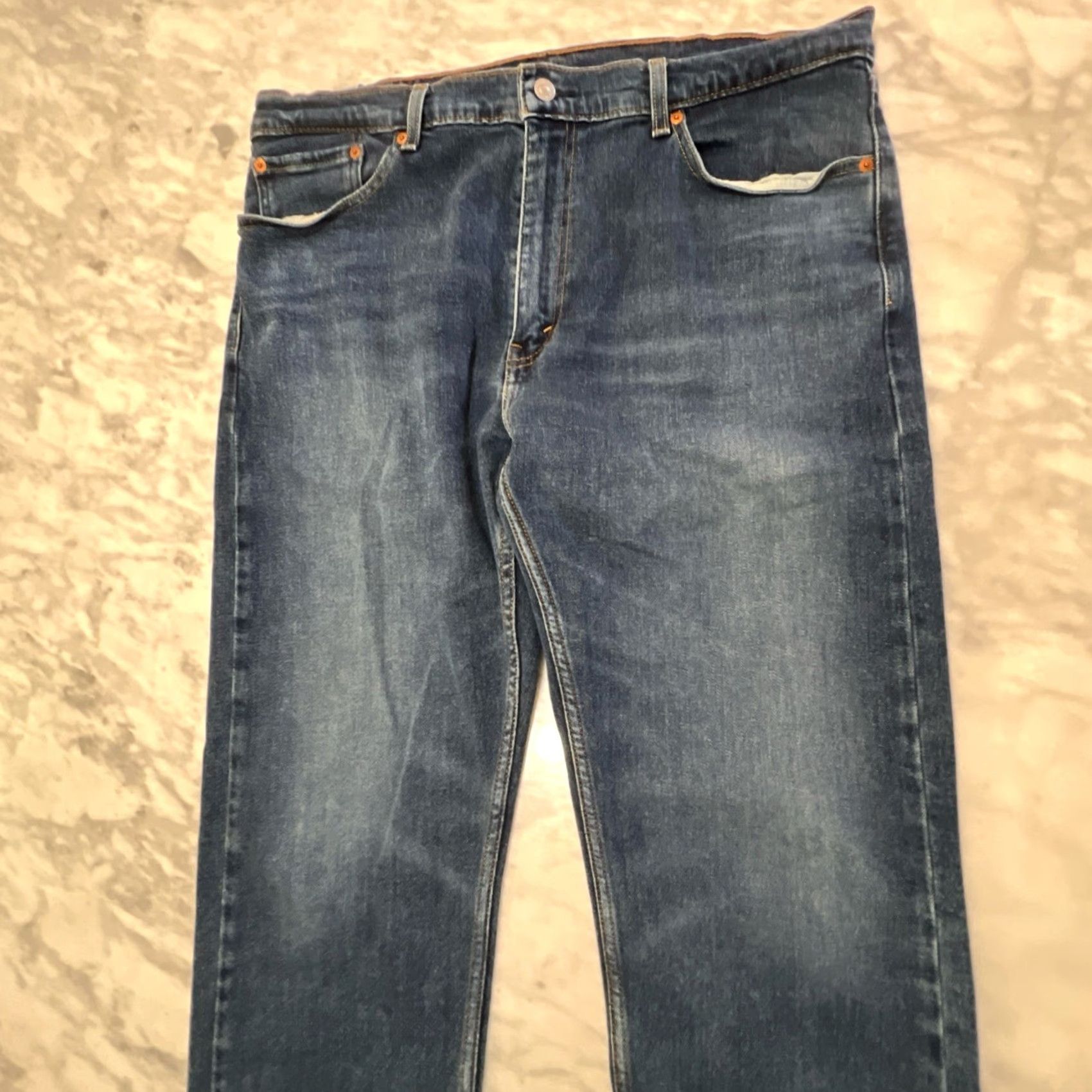 Levi's Levi's 505 Denim Jeans Men’s 38x32 38x31 Blue Straight Stretch Zipper Fly Zip Fly Regular Fit 5-Pocket Denim Jeans USA Theme Brand Levi's 500 Series Size US 38 / EU 54 - 5 Thumbnail