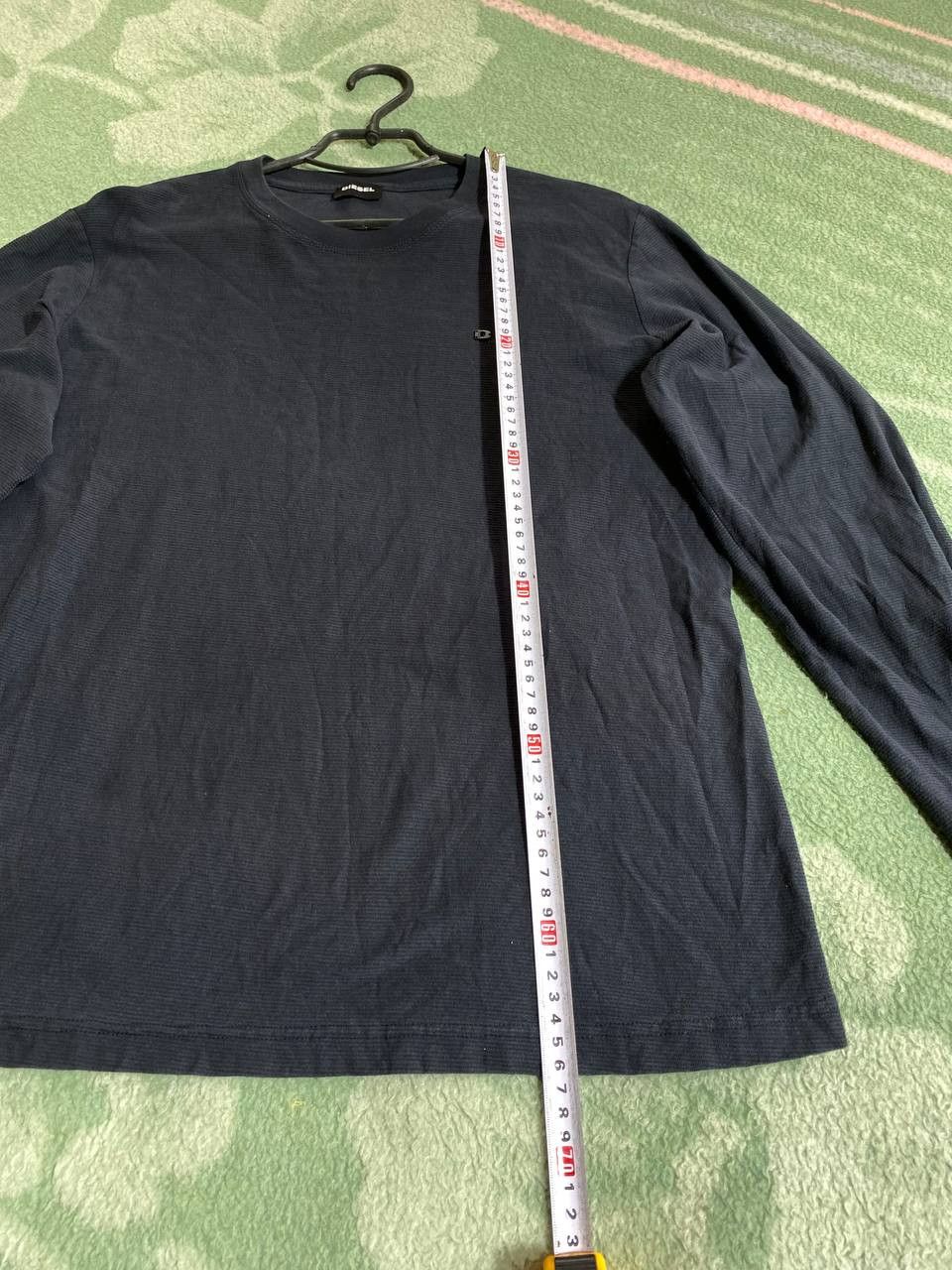 20471120 × Diesel × Vintage DIESEL Y2K SKINNY GLAM PRINT LONG SLEEVE Size US XL / EU 56 / 4 - 2 Thumbnail