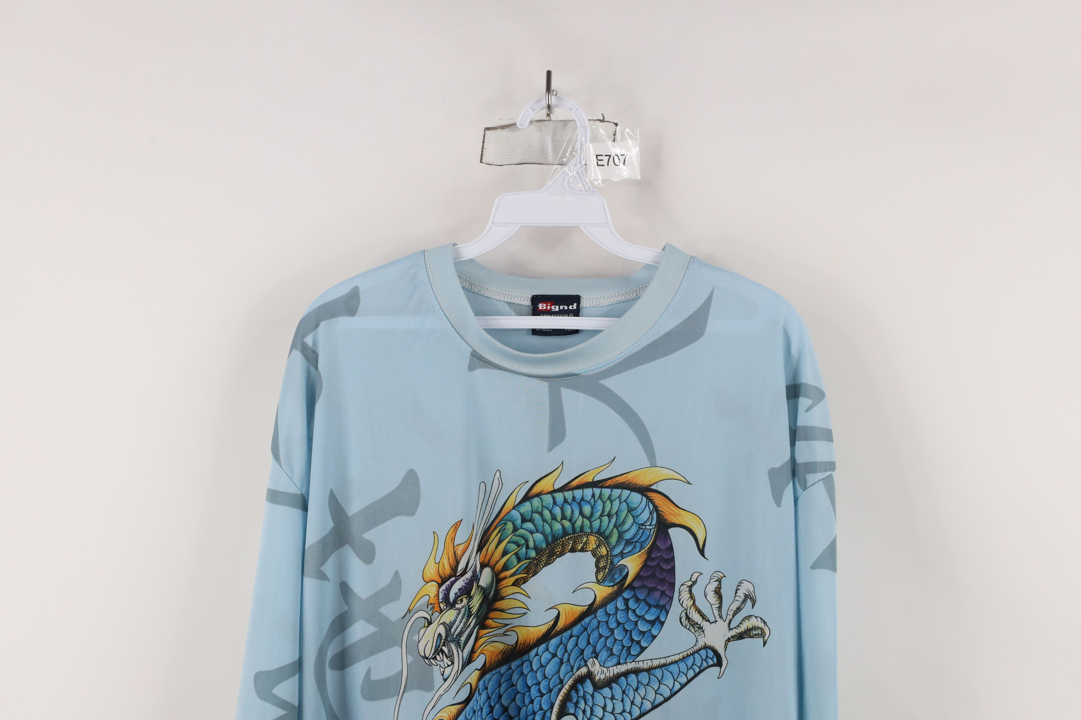 Vintage Vintage 90s Y2K Streetwear Over Print Short Sleeve T-Shirt Size US XXL / EU 58 / 5 - 2 Thumbnail
