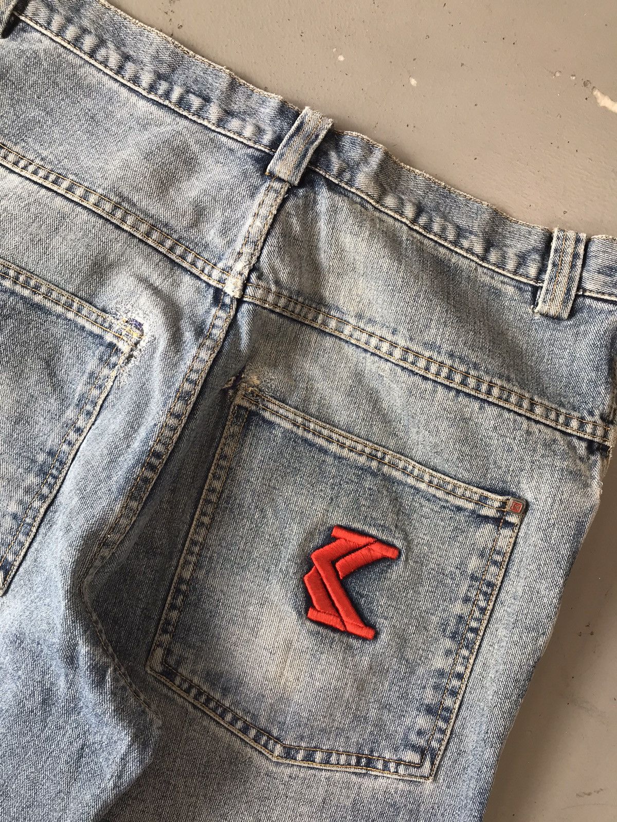 Karl Kani × Vintage Vintage Kani jeans logo embroidered denim Size US 34 / EU 50 - 14 Thumbnail