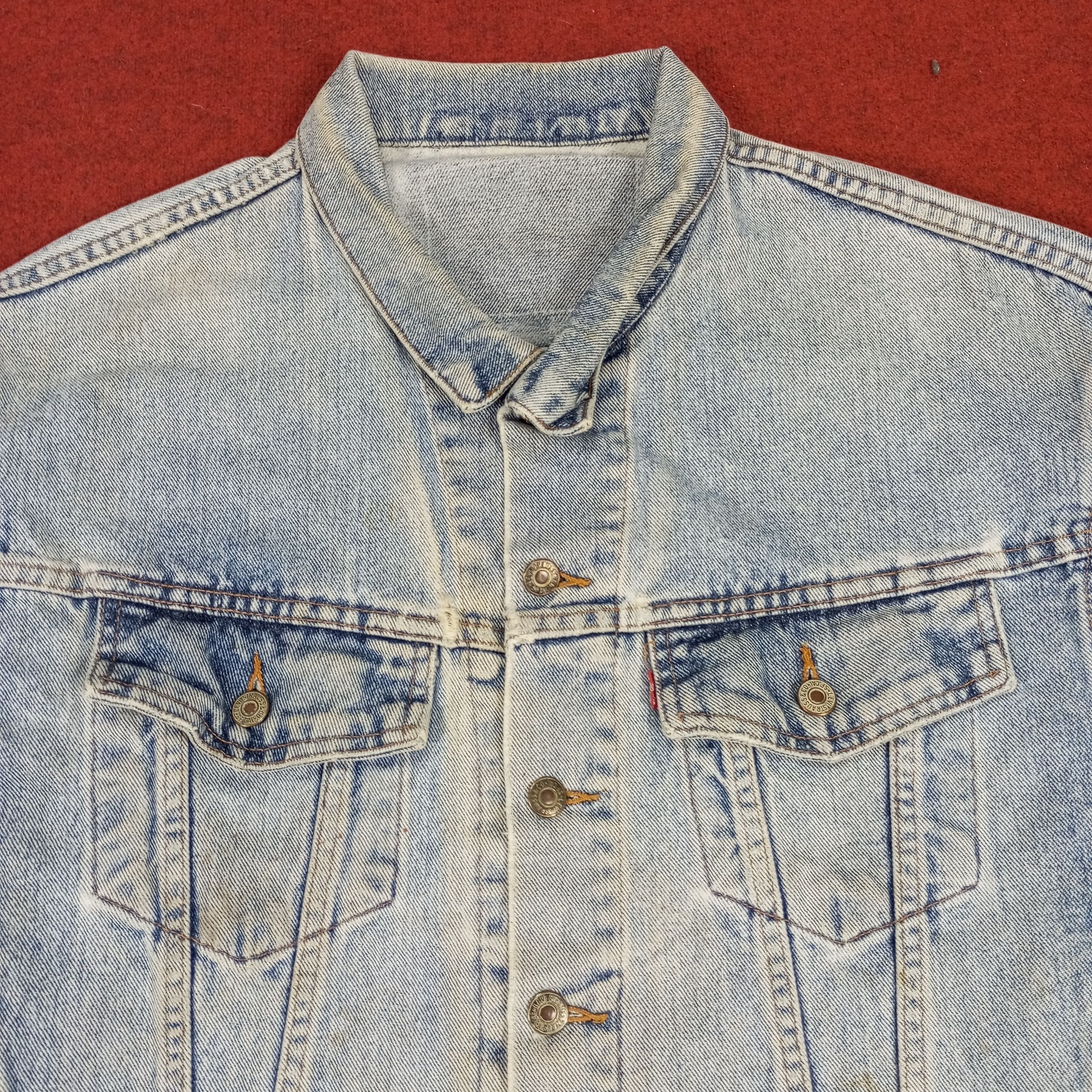 Levi's × Vintage Levis X Custom Nine Number Art Style Streetwear Jacket Size US L / EU 52-54 / 3 - 4 Thumbnail