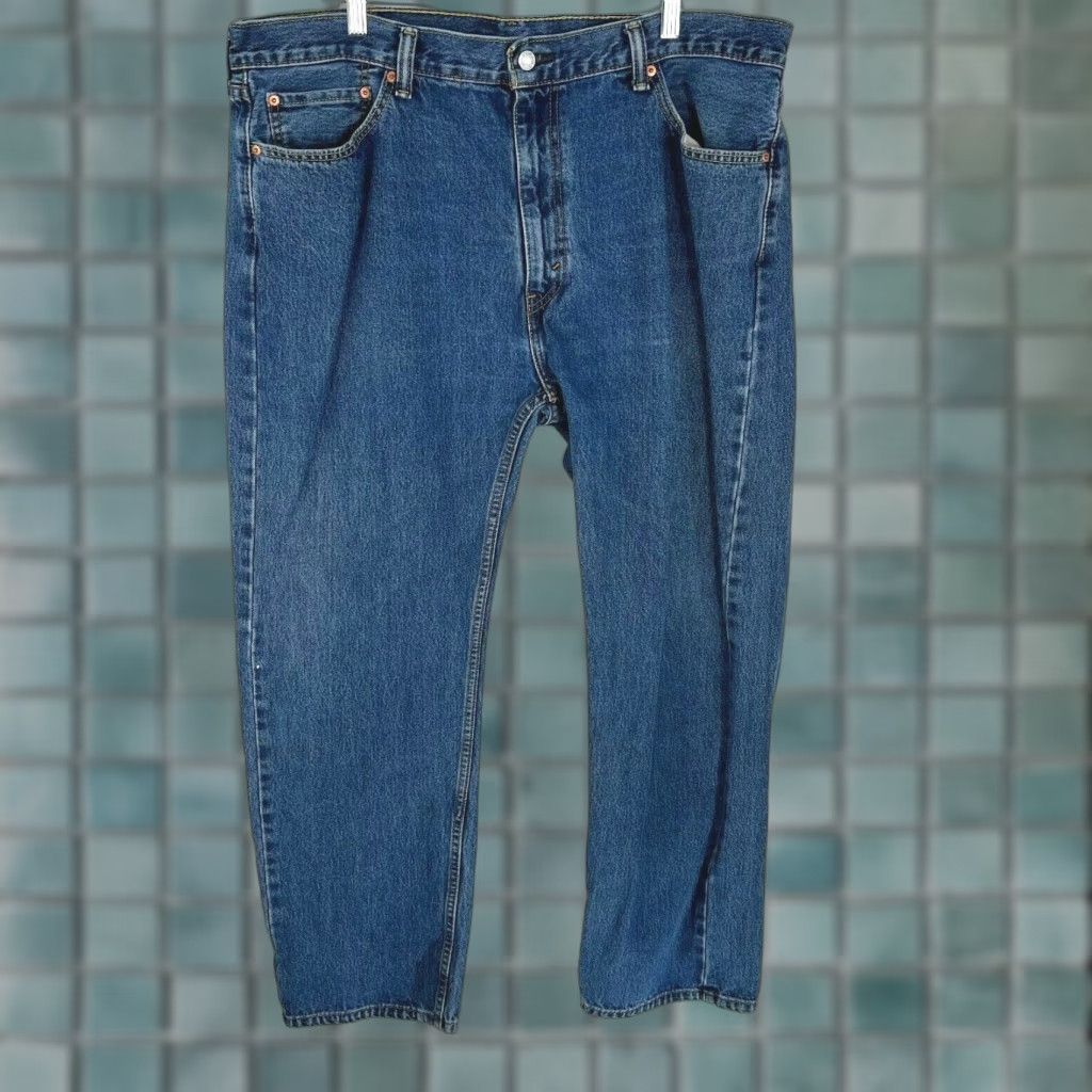 Levi's Levi's 505 Jeans Men Straight Denim Blue Mid Rise 40X32 Casual Pockets Stretch 5-Pocket Regular Size Type Regular Mens Size US 40 / EU 56 - 1 Thumbnail