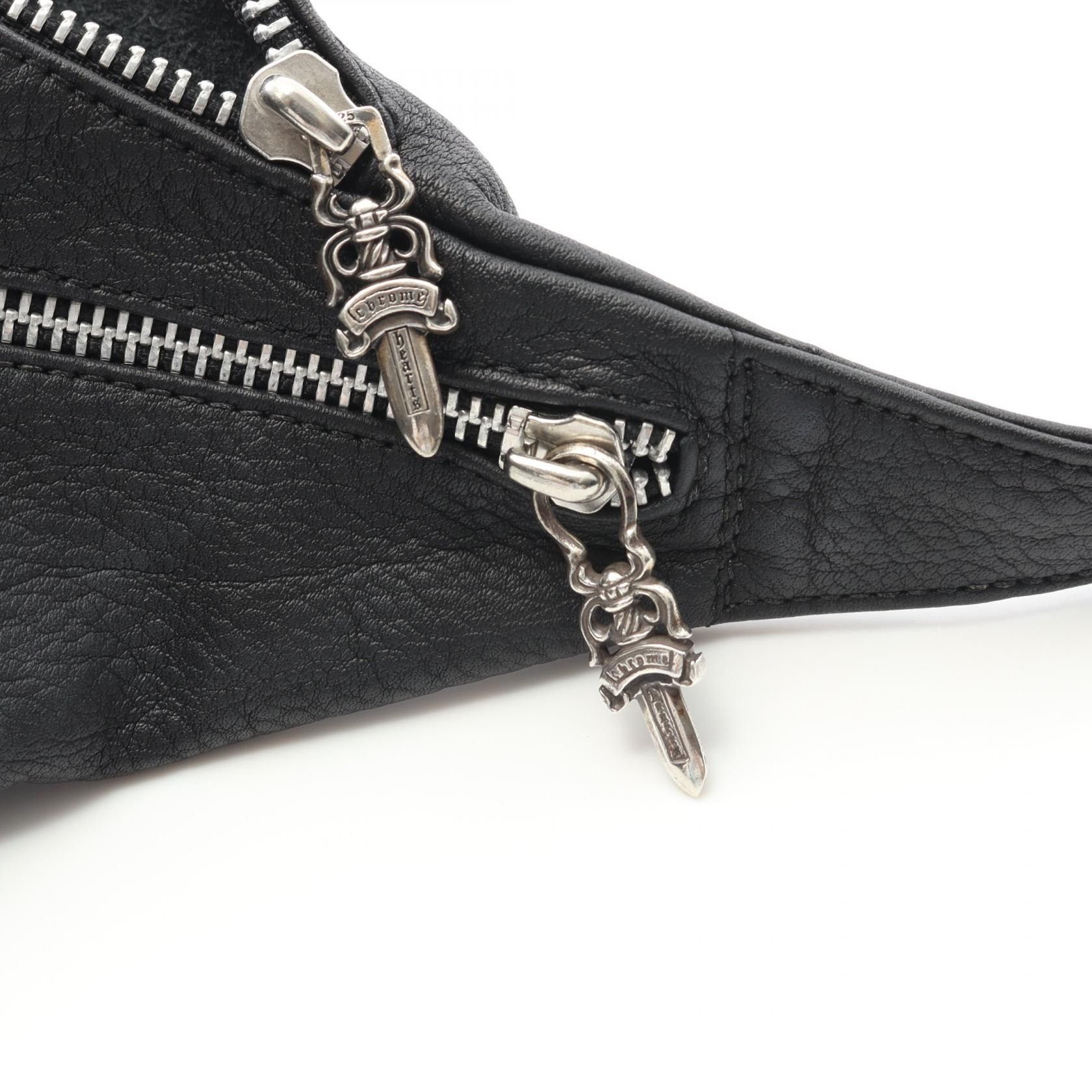 Chrome Hearts CHROME HEARTS SNAT PACK MINI WAIST BAG LEATHER DAGGER SILVER Size ONE SIZE - 3 Thumbnail