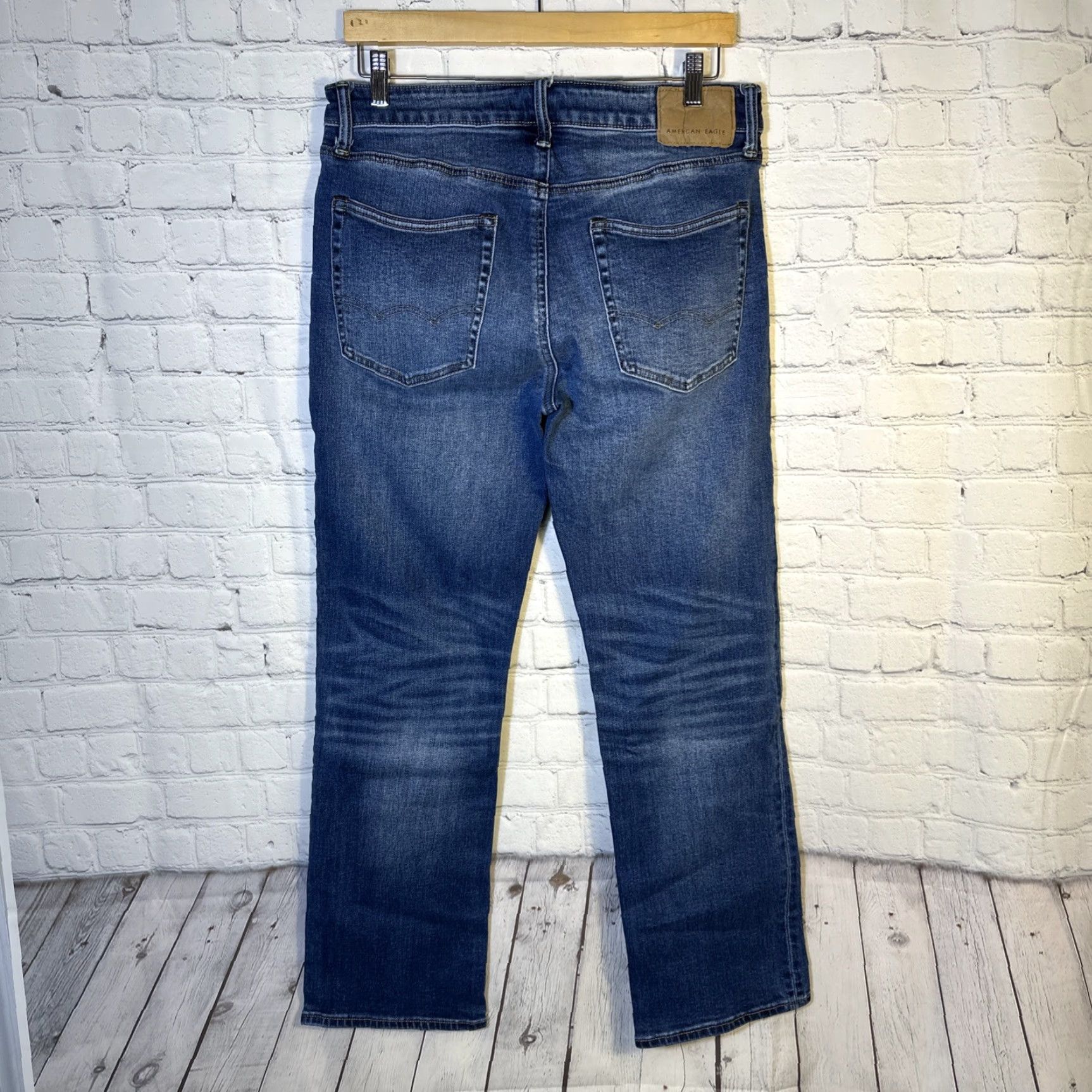 American Eagle Outfitters American Eagle Jeans Mens 32x30 Blue Original Boot Cut Cowboy Western Casual Shirt? Size US 32 / EU 48 - 5 Thumbnail