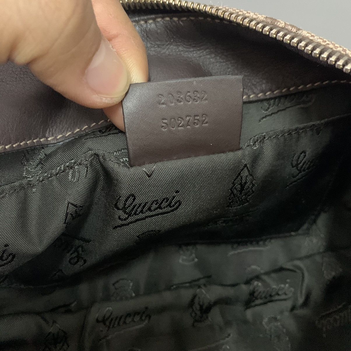 Gucci Gucci Monogram Clutch Bag Size ONE SIZE - 16 Thumbnail