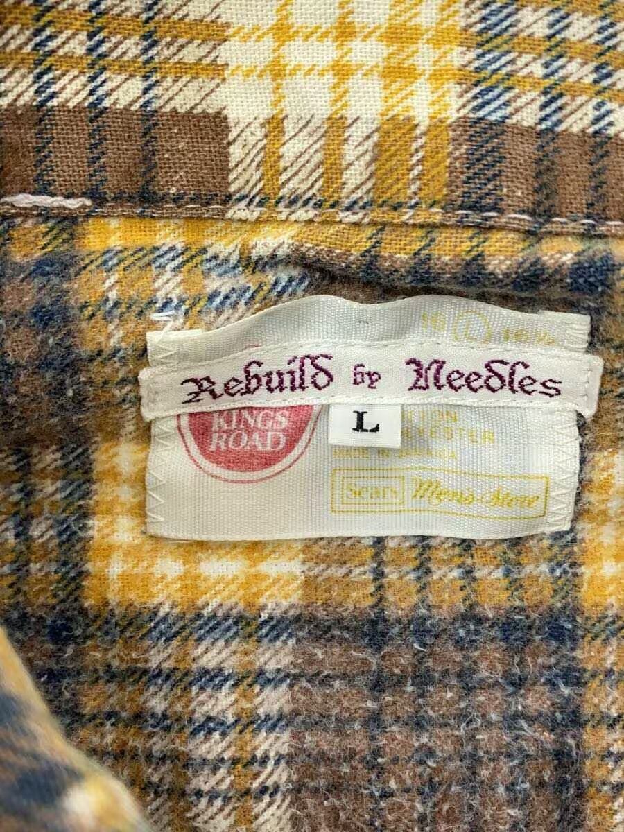 Needles Reconstructed Rebuild Flannel Button Shirt Size US L / EU 52-54 / 3 - 6 Thumbnail
