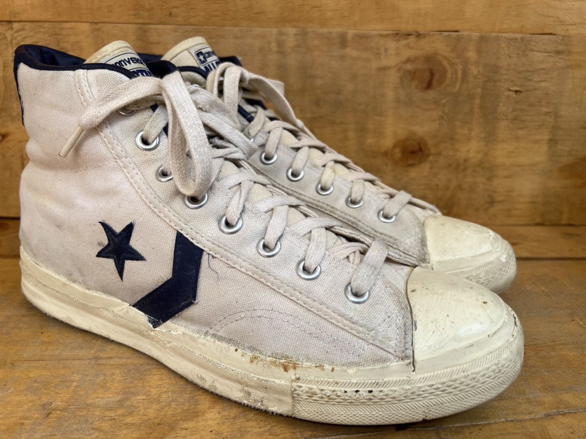 Converse Converse All Star 80S Old School Canvas Hi-Top Sneakers Size US 9.5 / EU 42-43 - 6 Thumbnail