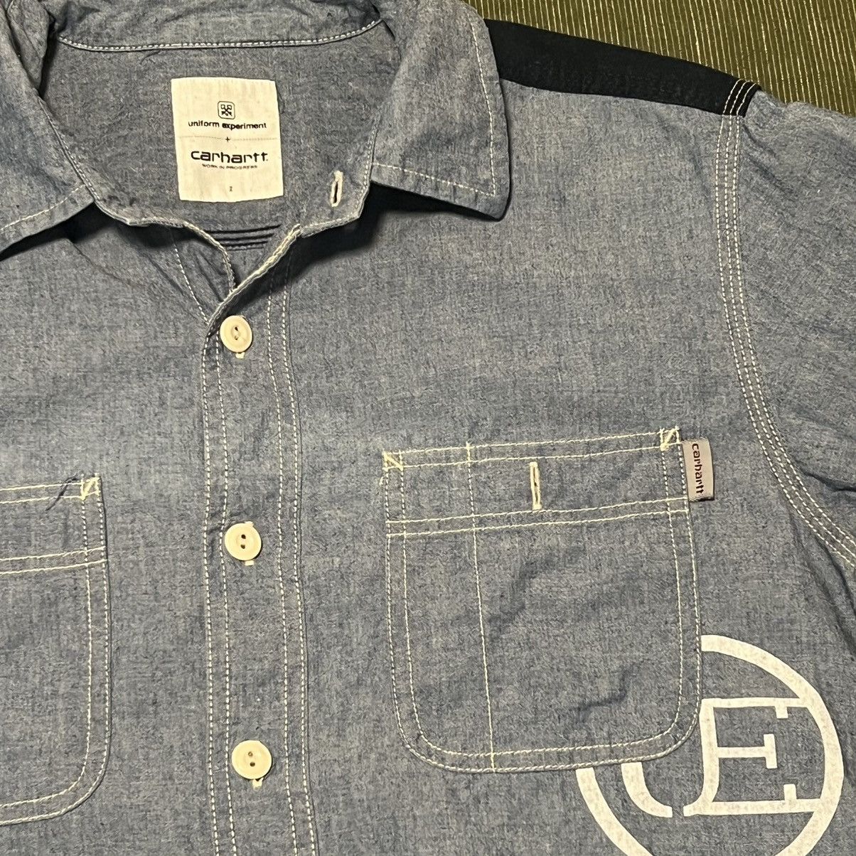 Fragment Design Carhartt x Fragment Uniform Experiment Chambray Button Up Size US M / EU 48-50 / 2 - 3 Thumbnail
