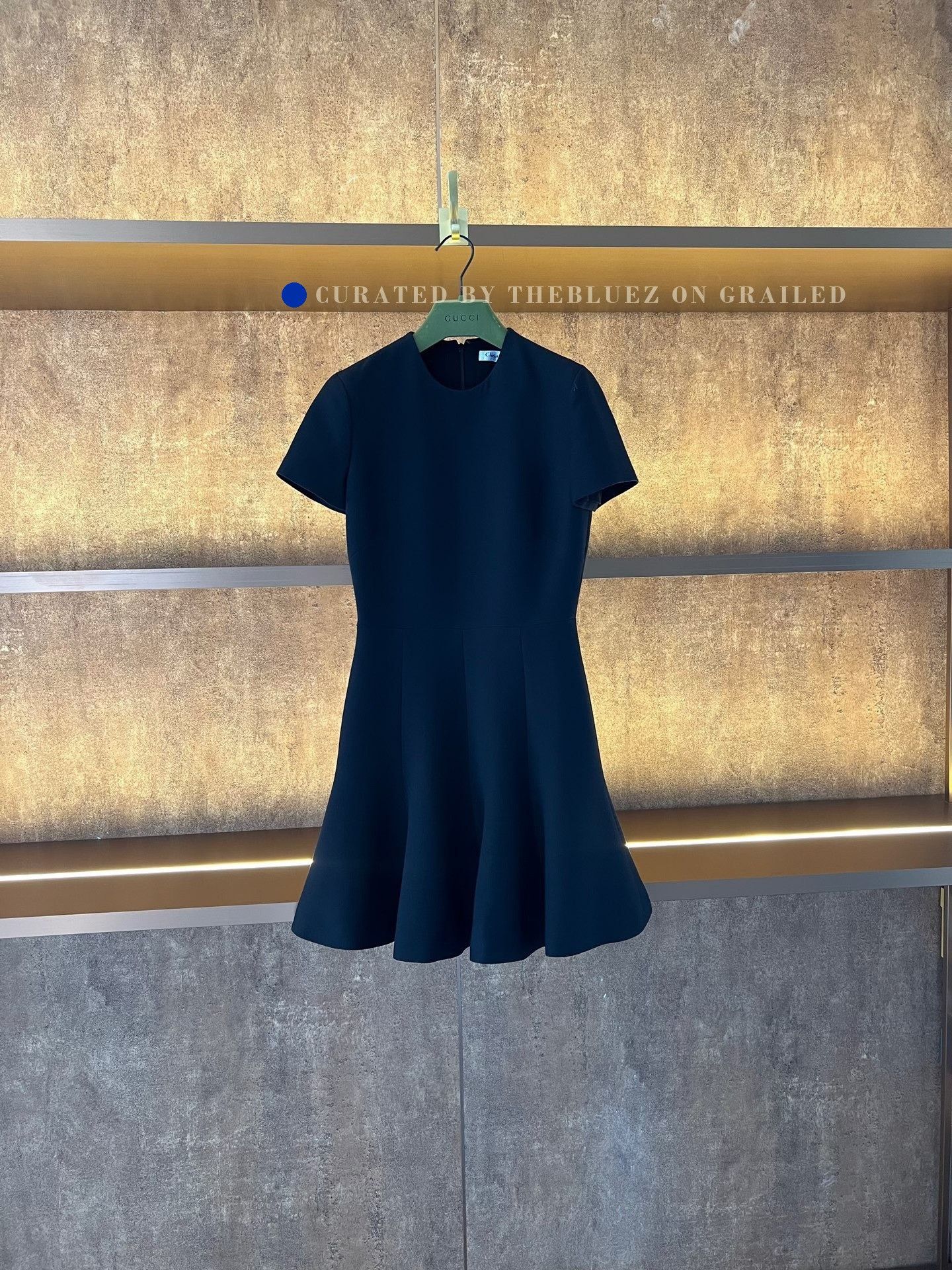 Dior Dior Wool Short-Sleeve Dress Size XS / US 0-2 / IT 36-38 - 1 Thumbnail