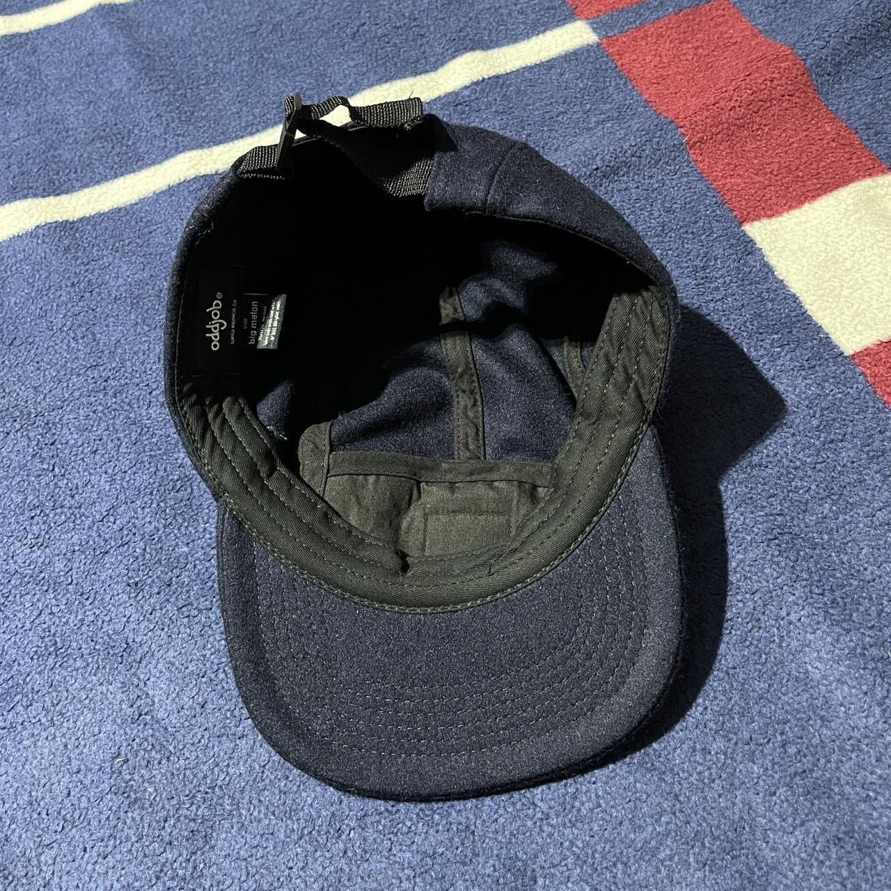 Other Oddjob 5 Panel Big Melon Strap Back Adjustable Hat Cap Wool Size ONE SIZE - 4 Thumbnail