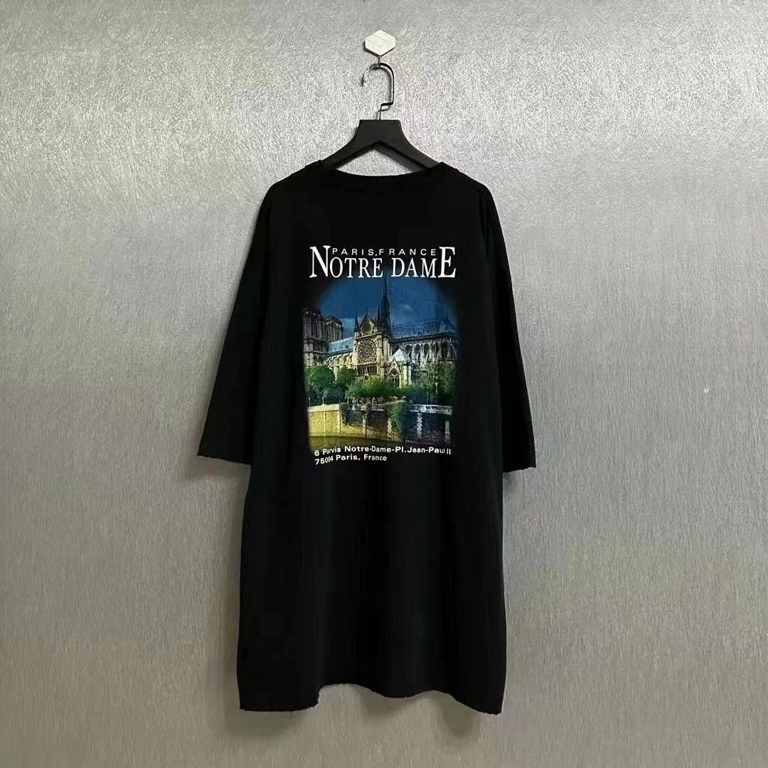 Balenciaga Balenciaga Sacré-Coeur Print Oversized T-shirt