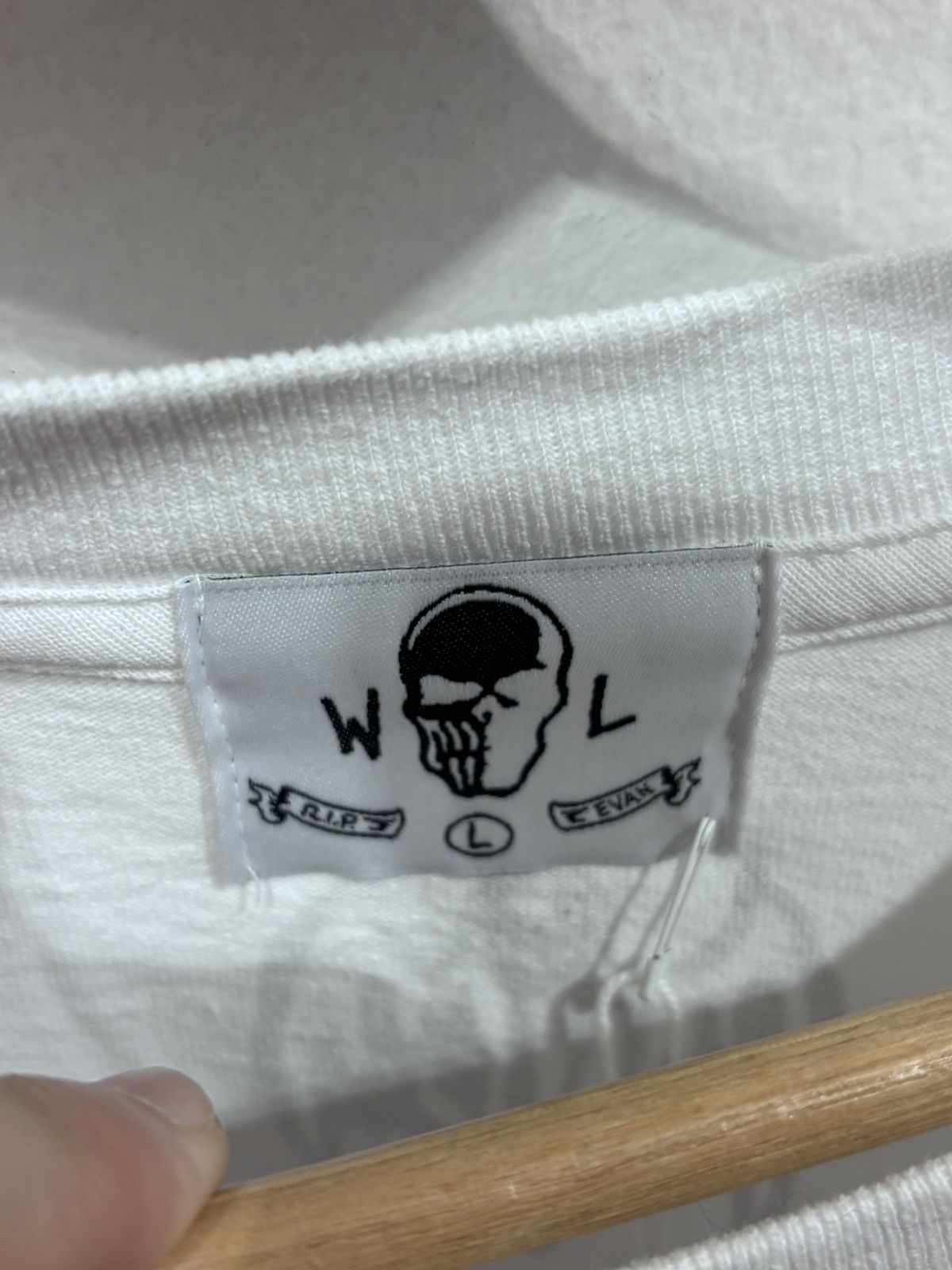 Warren Lotas Warren Lotas Liquid Metal White Tee Size US L / EU 52-54 / 3 - 3 Thumbnail