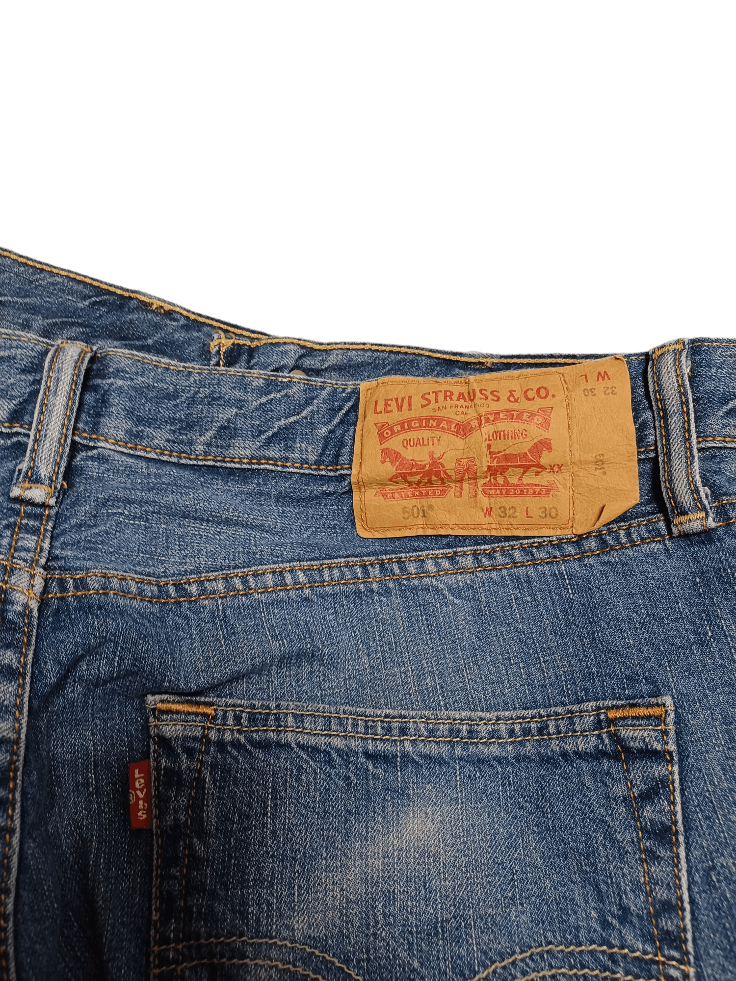 Levi's LEVI`S 501 MADE IN POLAND W32 L30 JEANS DENIM STREETWEAR Size US 32 / EU 48 - 4 Thumbnail