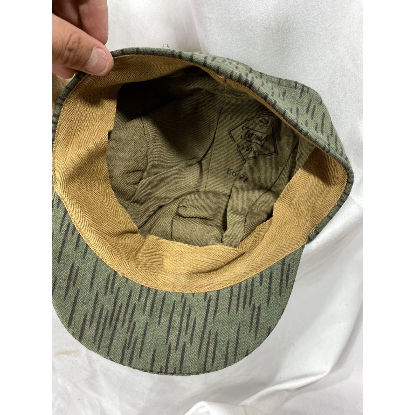 Vintage VINTAGE Czech Splinter Camouflage Cap Hat HaT Cap Adult 7 1/4 Mens Womens Boys Girls Size ONE SIZE - 4 Thumbnail