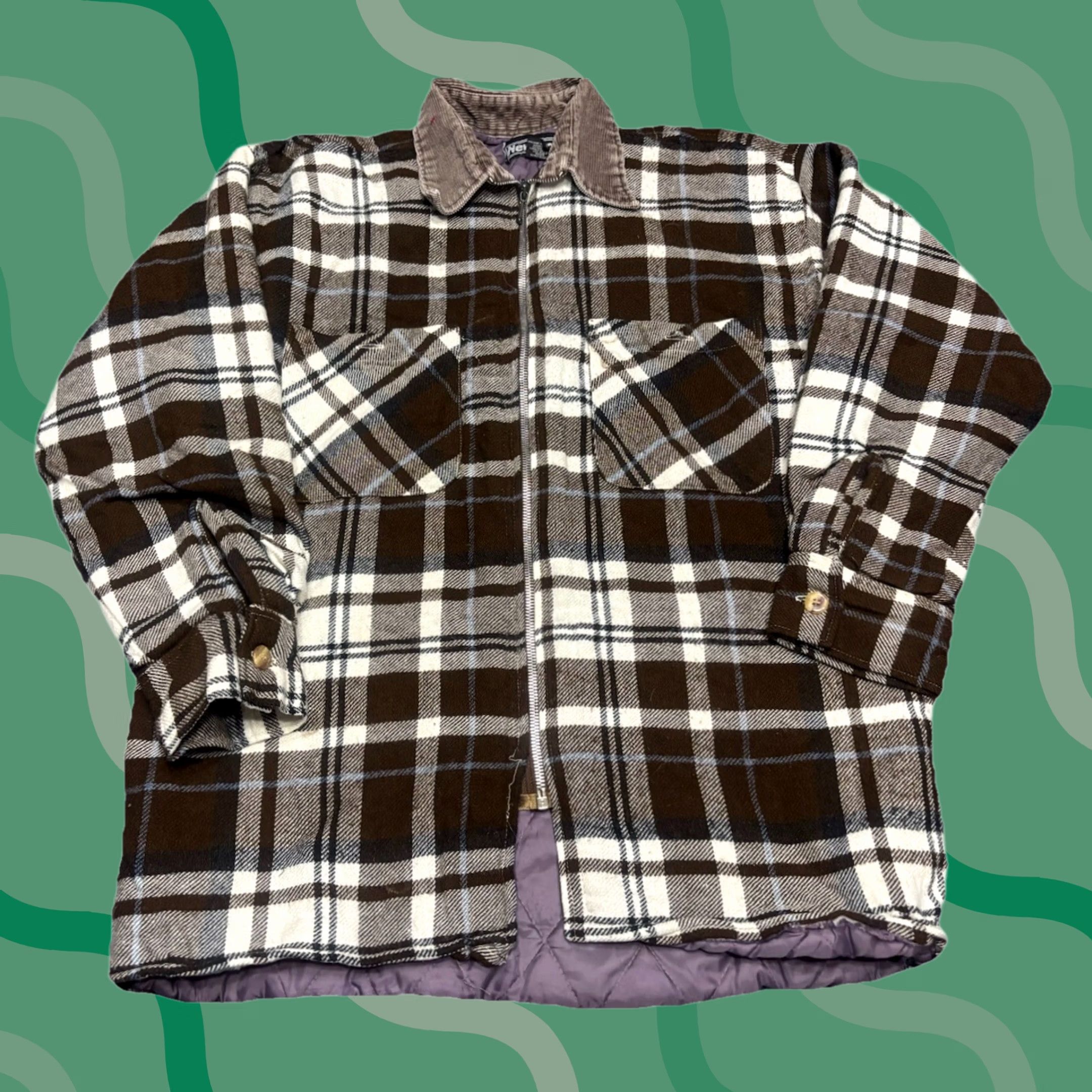 Vintage VINTAGE Shirt Men M Wool Flannel Jacket Shacket Field Rugged Zip E6 Size US M / EU 48-50 / 2 - 1 Thumbnail