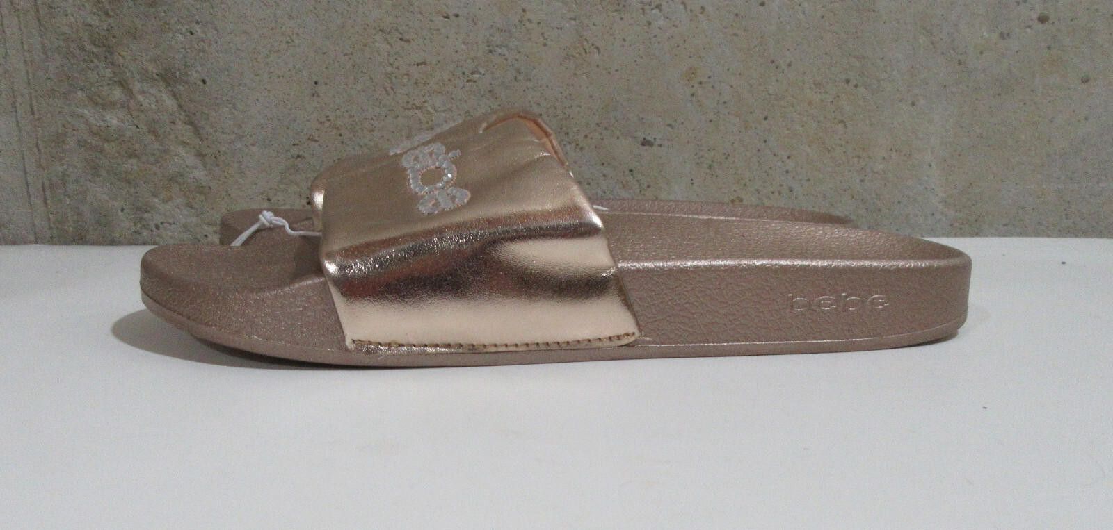 United Colors Of Benetton Bebe Felizia Slide Sandals Flip Flops Rose Gold 7 Size US 7 / IT 37 - 3 Thumbnail