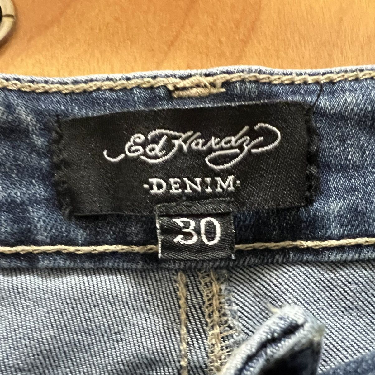 Ed Hardy Ed Hardy Embroidered Graphic Jeans Size 30 Size US 30 / EU 46 - 6 Thumbnail