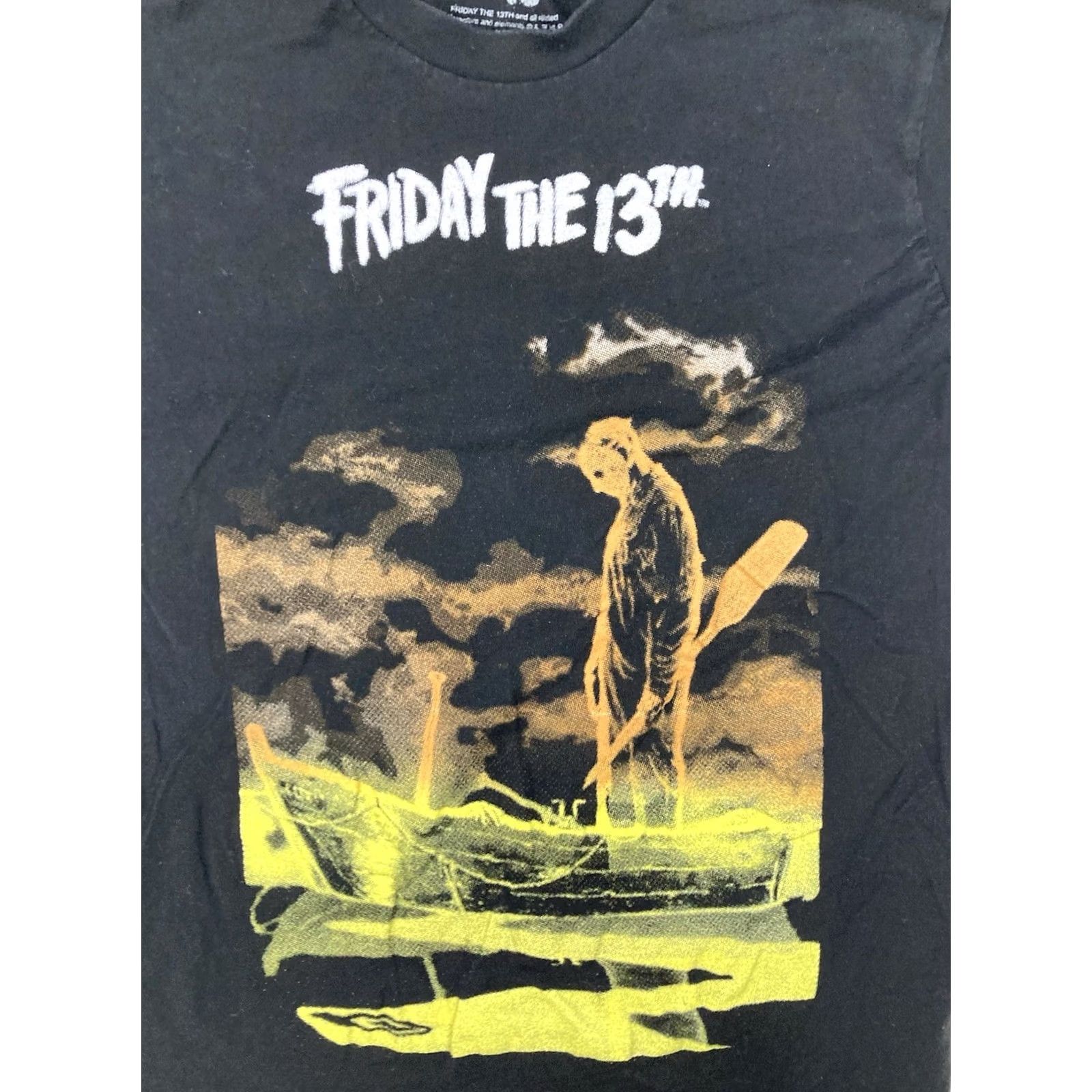 Vintage Friday The 13th Friday The 13th T-Shirt Women Small Black Short Sleeve Movie Halloween Horror Casual Shirt Womens Size S / US 4 / IT 40 - 2 Thumbnail