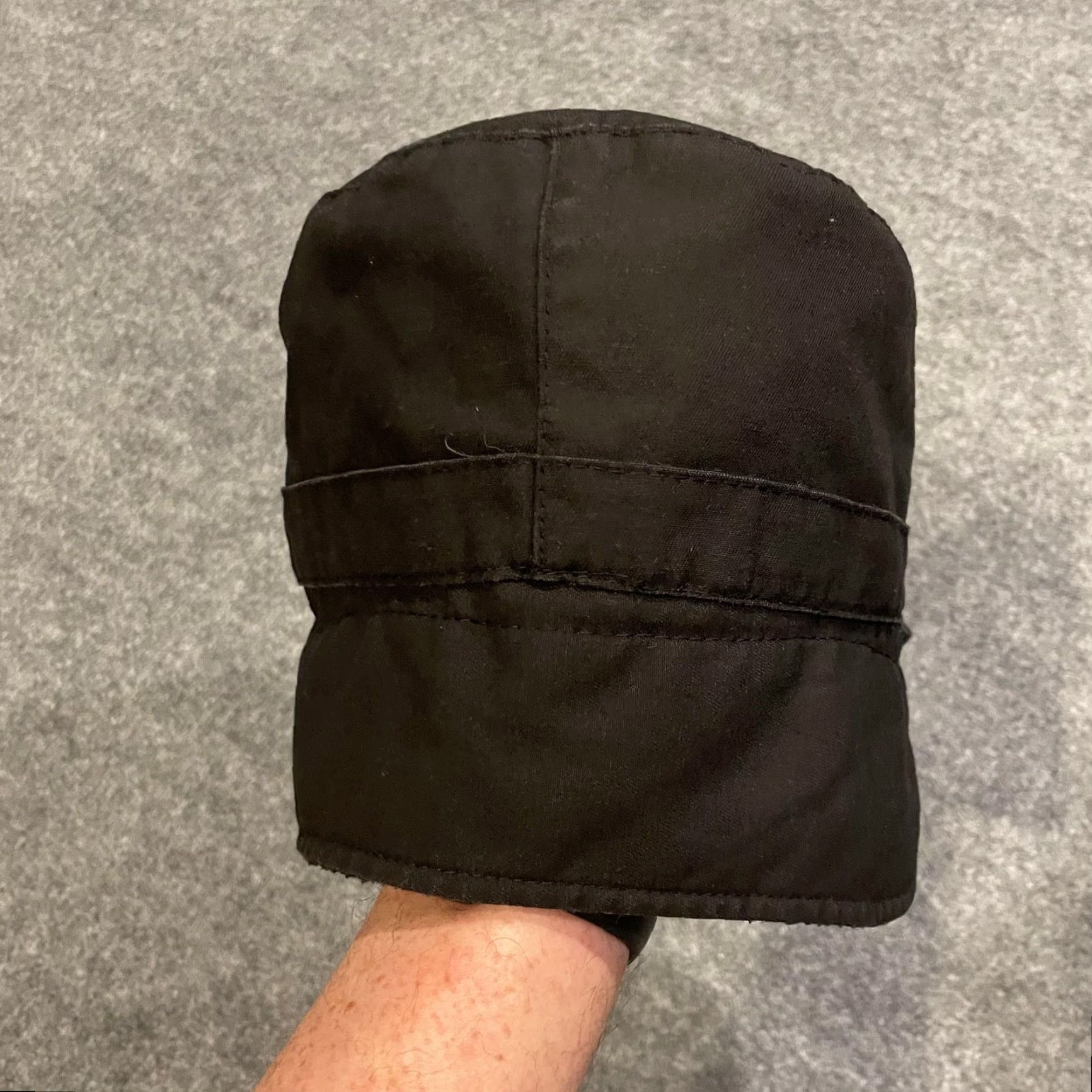Vintage VINTAGE Combat BDU Winter Hat Fitted Mens 7 1/4 Black Army Cap Ear Flap Lined Workwear Size ONE SIZE - 5 Thumbnail