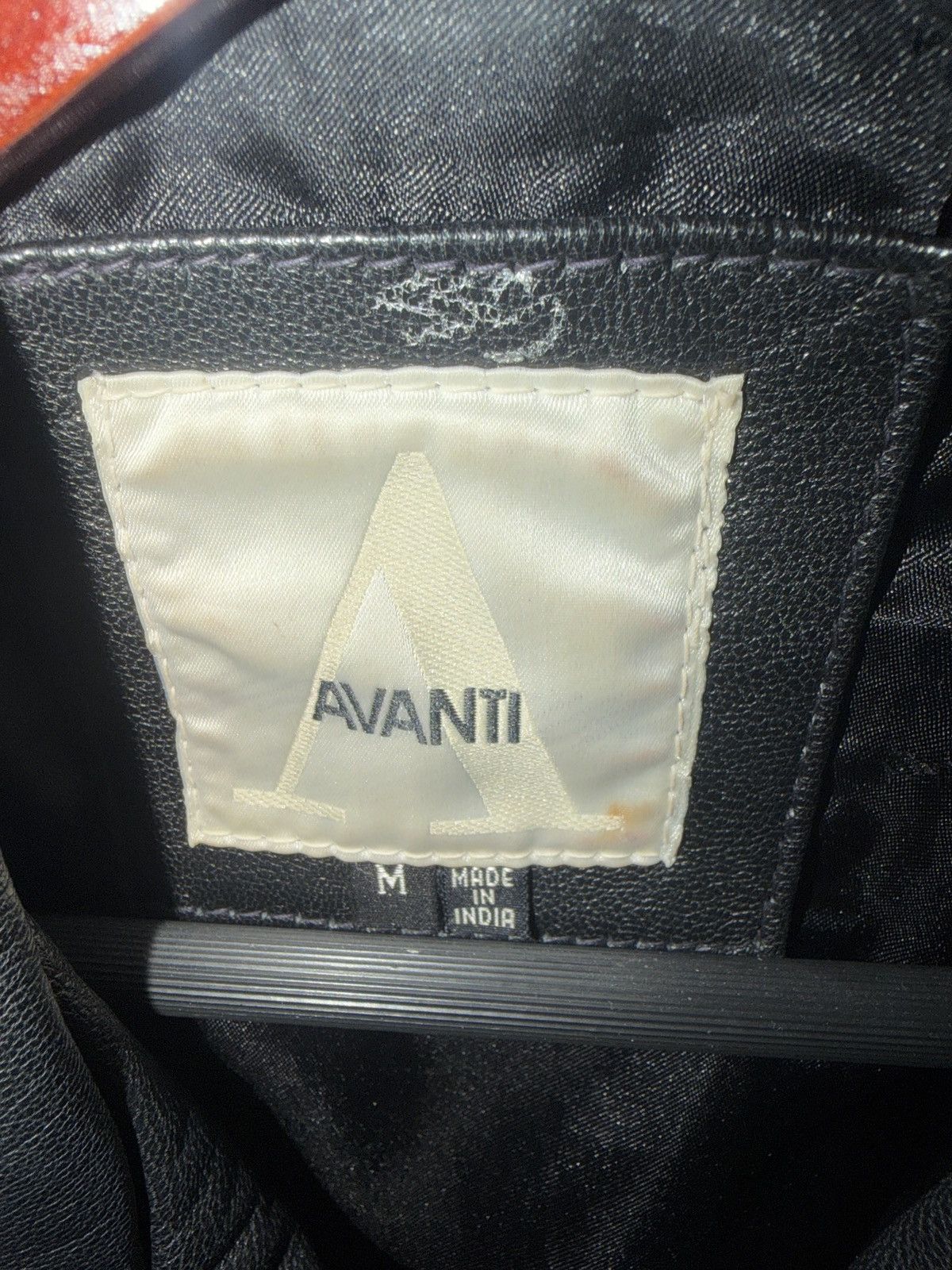 Vintage Vintage Avanti Leather Biker Jacket Size M / US 6-8 / IT 42-44 - 3 Thumbnail