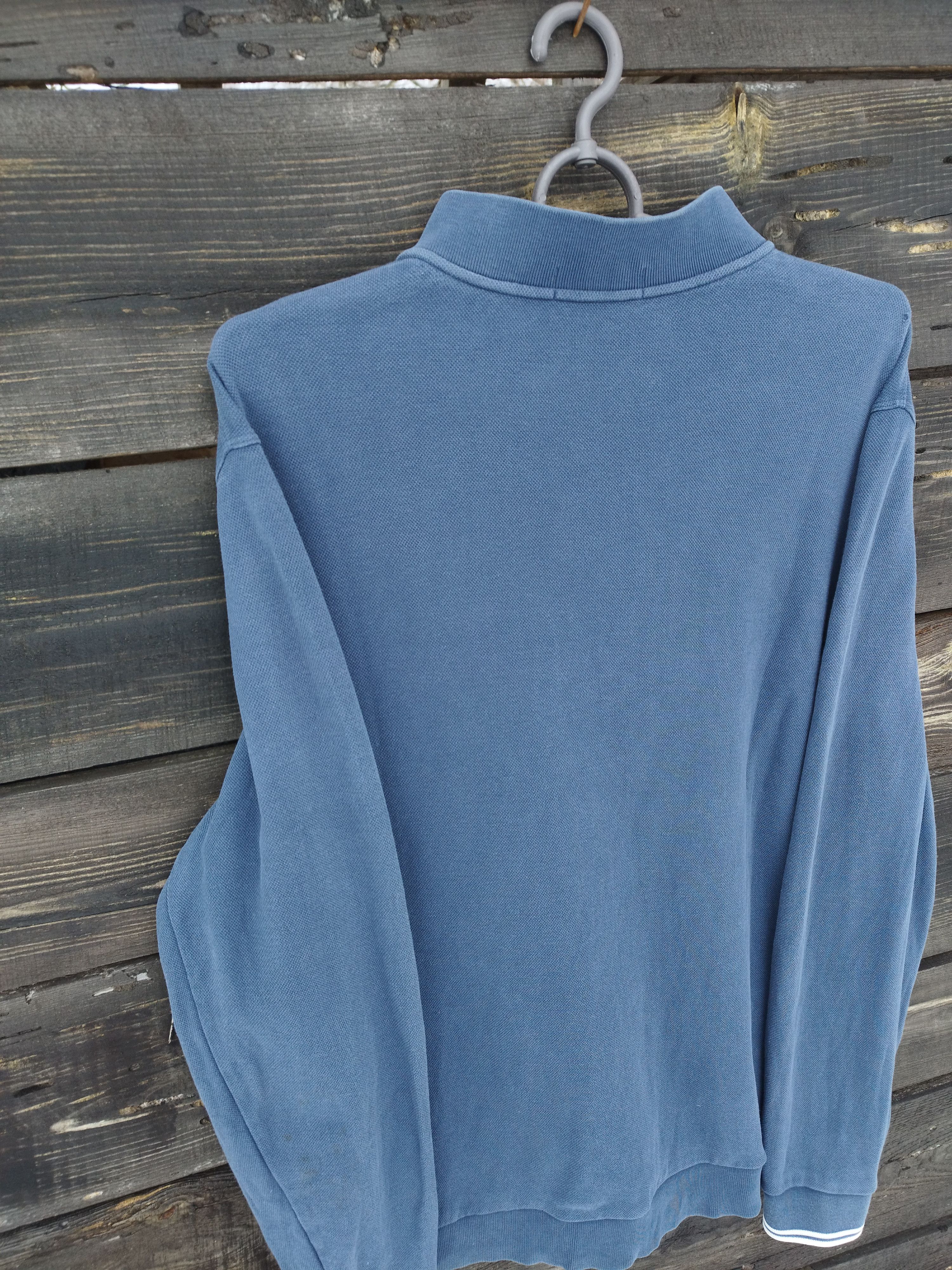 Fred Perry Fred Perry 1/4 Zip Pullover Sweatshirt - Vintage Blue Size US XL / EU 56 / 4 - 10 Thumbnail