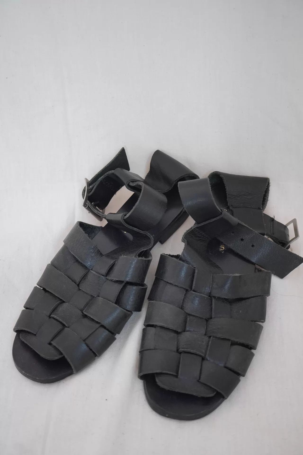 Junya Watanabe Junya Watanabe 1990s Soft Leather Woven Roman Sandal XS Size US 5.5 / IT 35.5 - 3 Thumbnail
