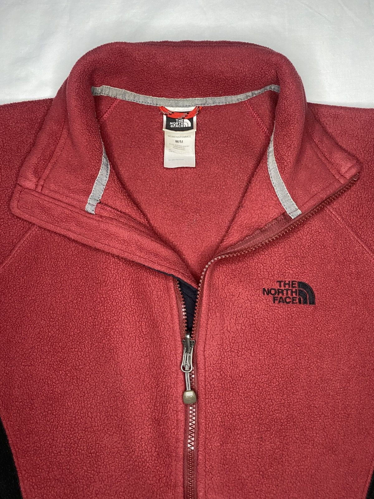 The North Face North Face Red Fleece Full Zip TKA 200 Womens Medium Zip Size M / US 6-8 / IT 42-44 - 1 Thumbnail