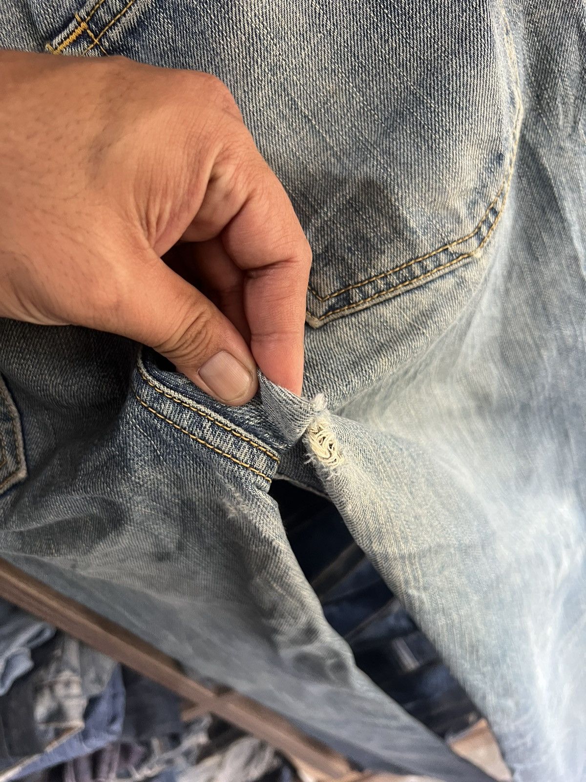 Lacoste 🔥Vintage Lacoste Made in Japan Distressed Denim Size US 31 - 12 Thumbnail
