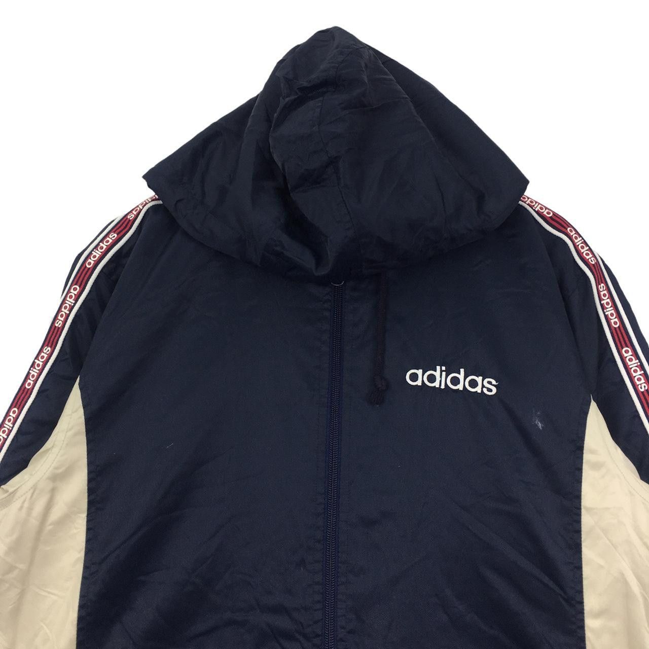 Adidas Vtg ADIDAS ORIGINALS Side Logo Coach Jacket Windbreaker Size US L / EU 52-54 / 3 - 2 Thumbnail